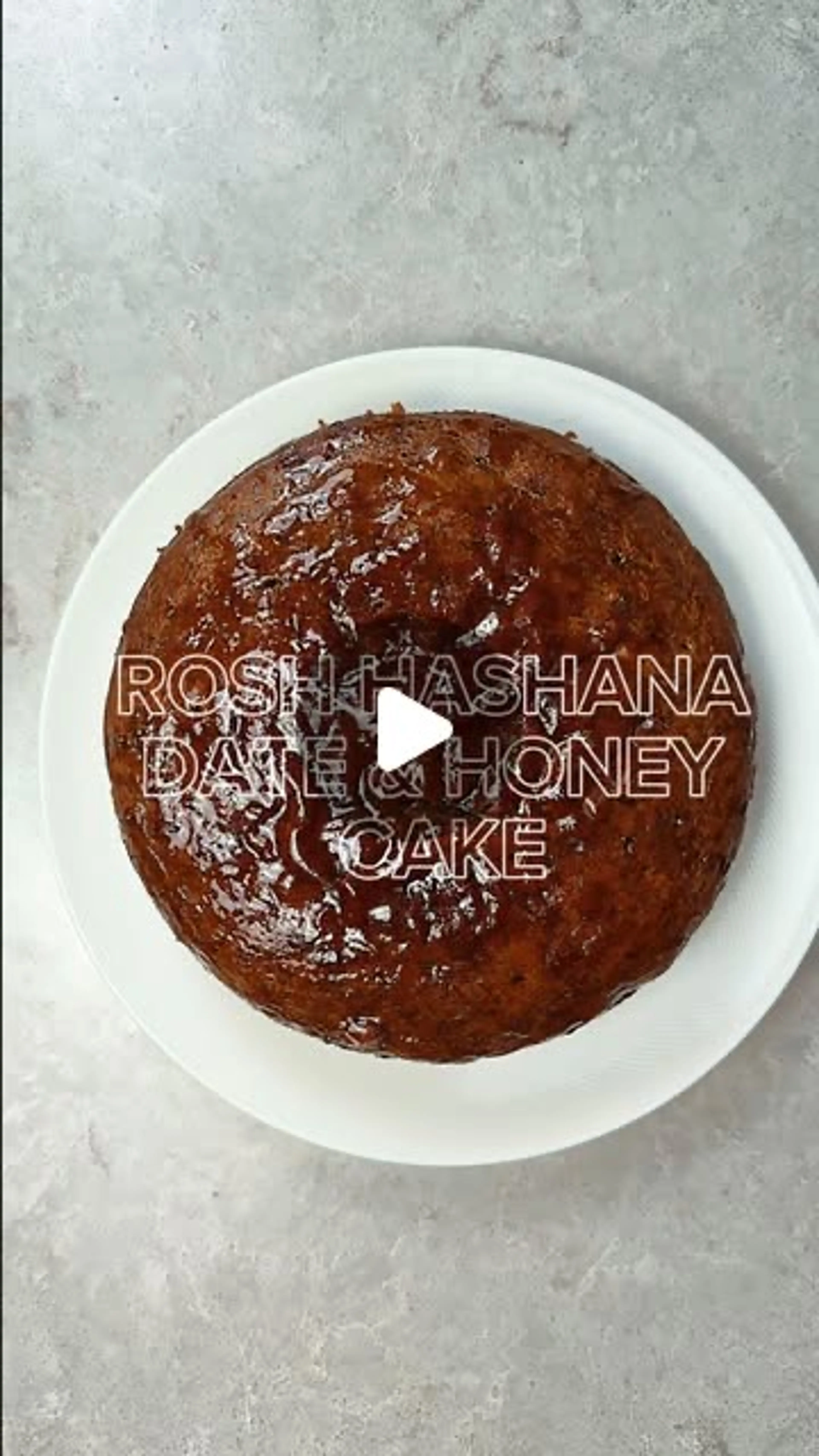 Date & Honey Cake