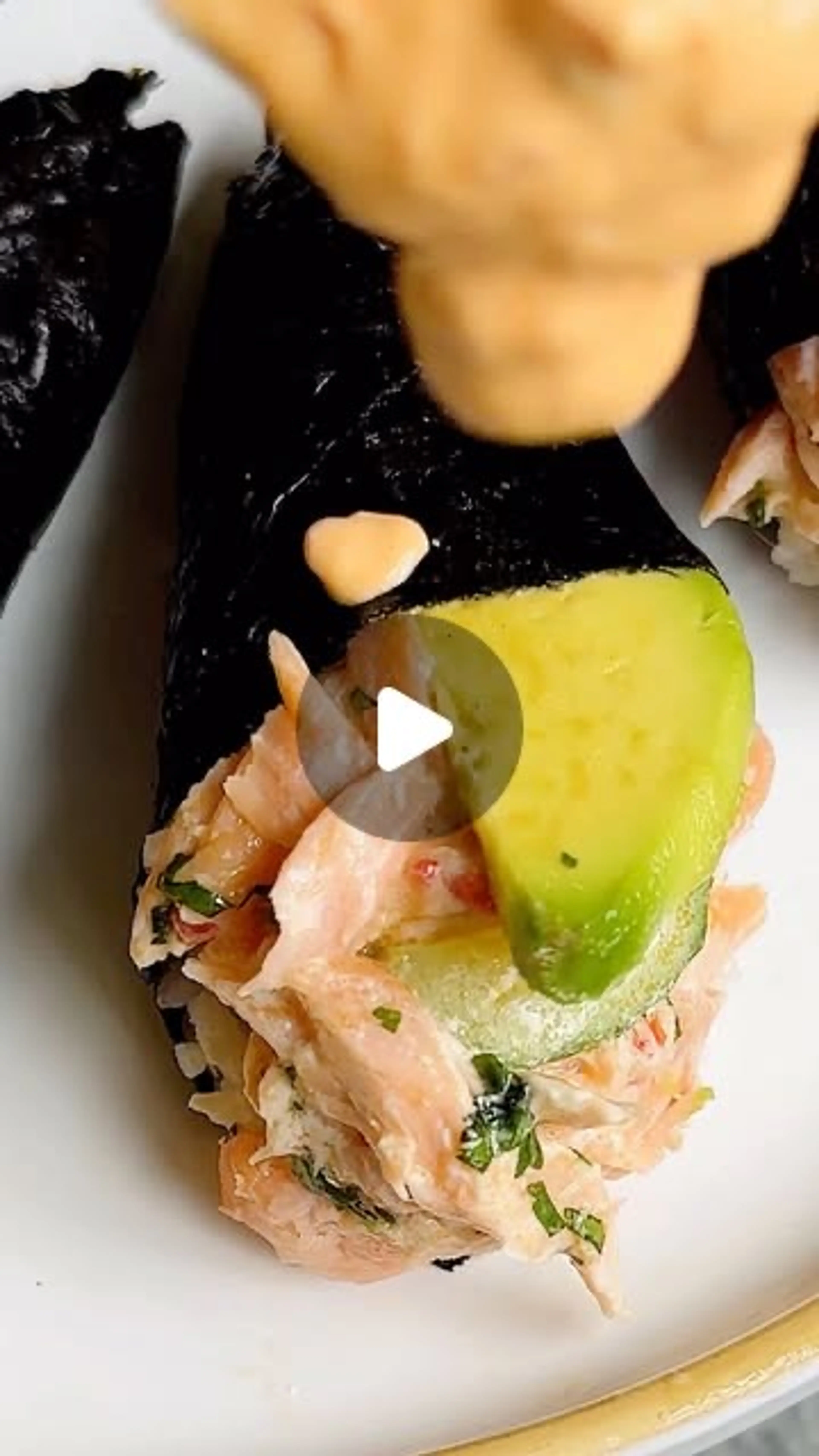 Spicy Salmon & Cucumber Handrolls! Better Than Restaurant St