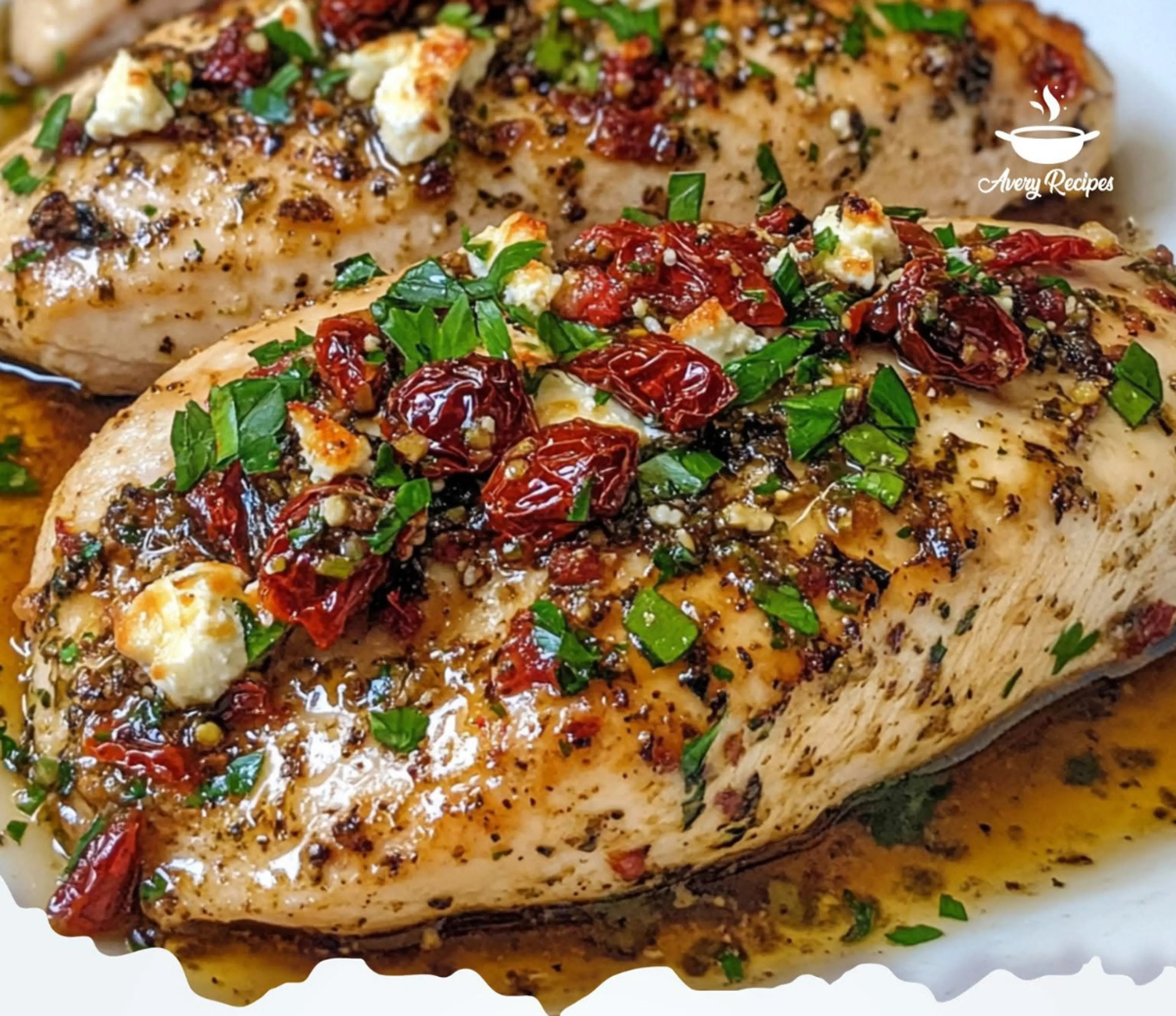 Feta Baked Chicken with Sun-Dried Tomatoes