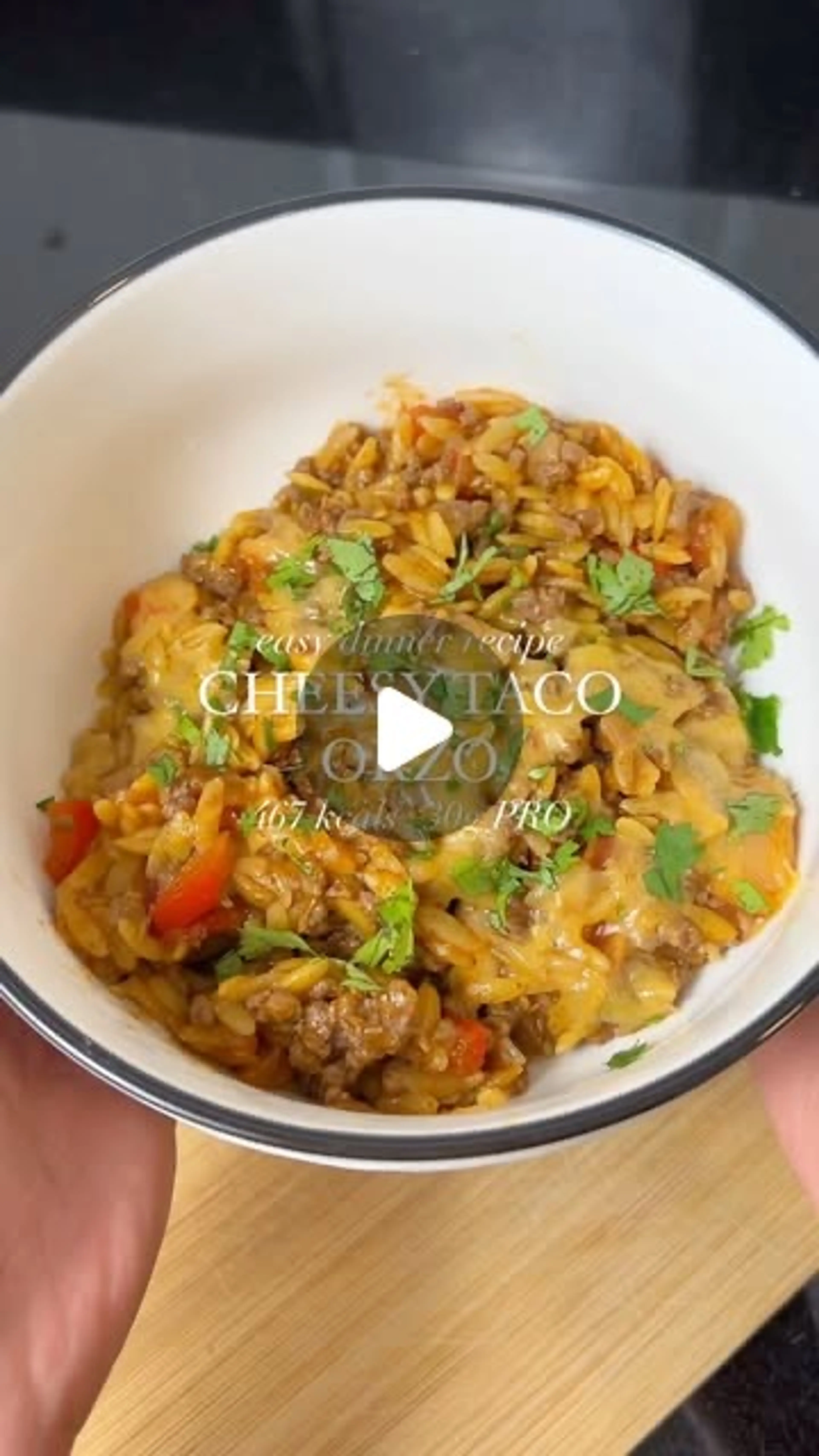 Cheesy Taco Orzo