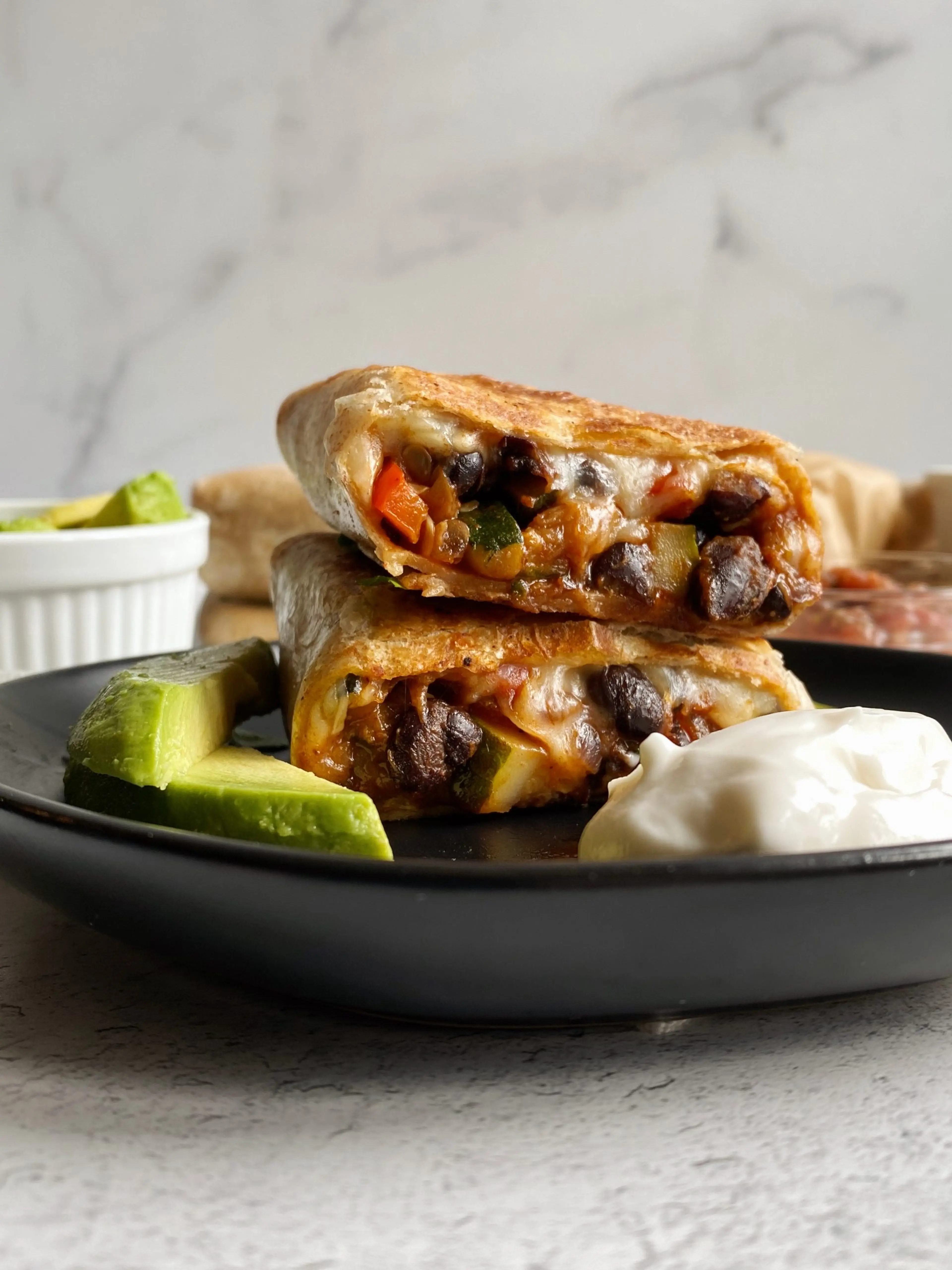 Black Bean and Veggie Burritos