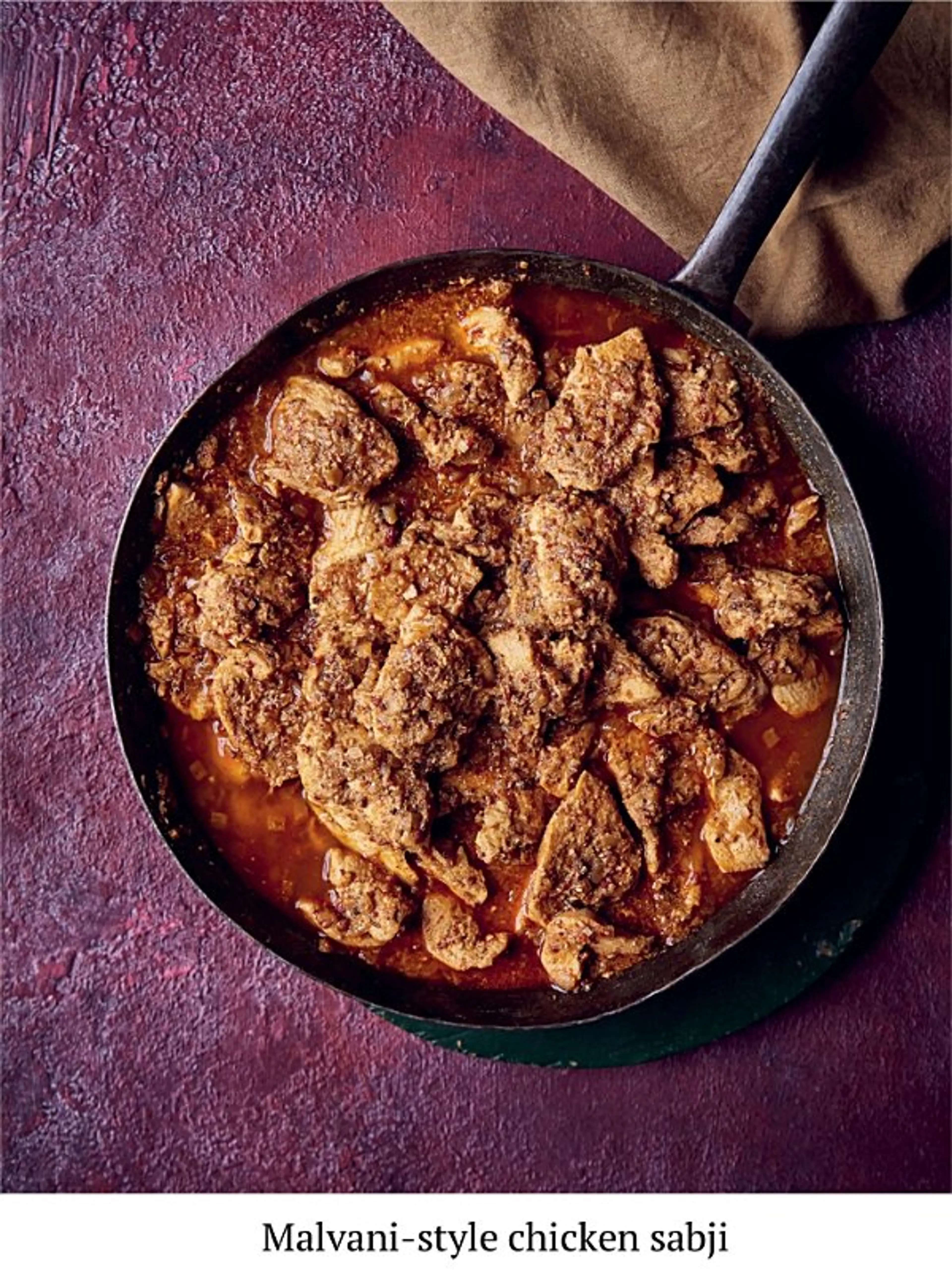 Malvani-style chicken sabji Malvani sukka murg