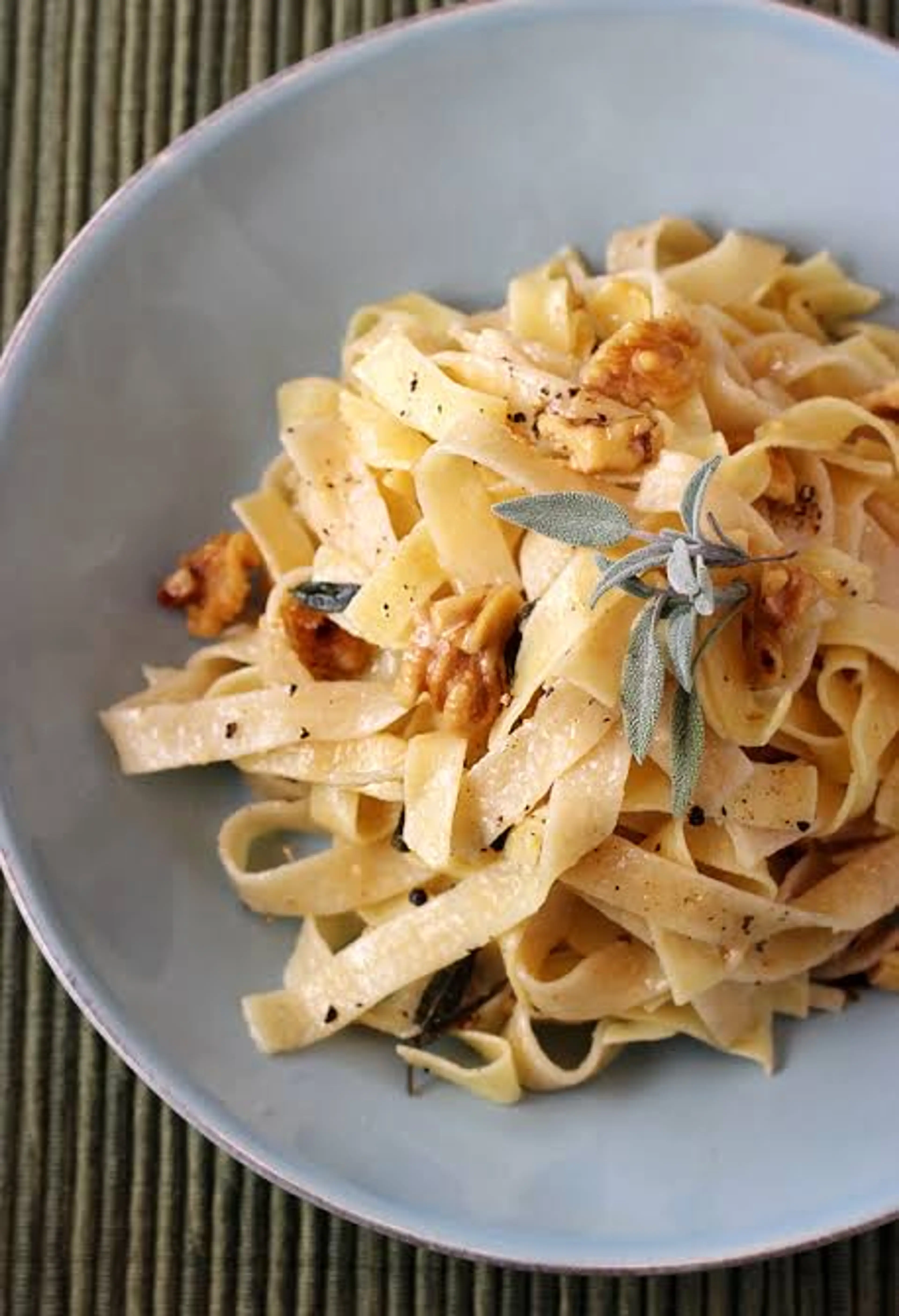 Sage and Walnut Tagliatelle