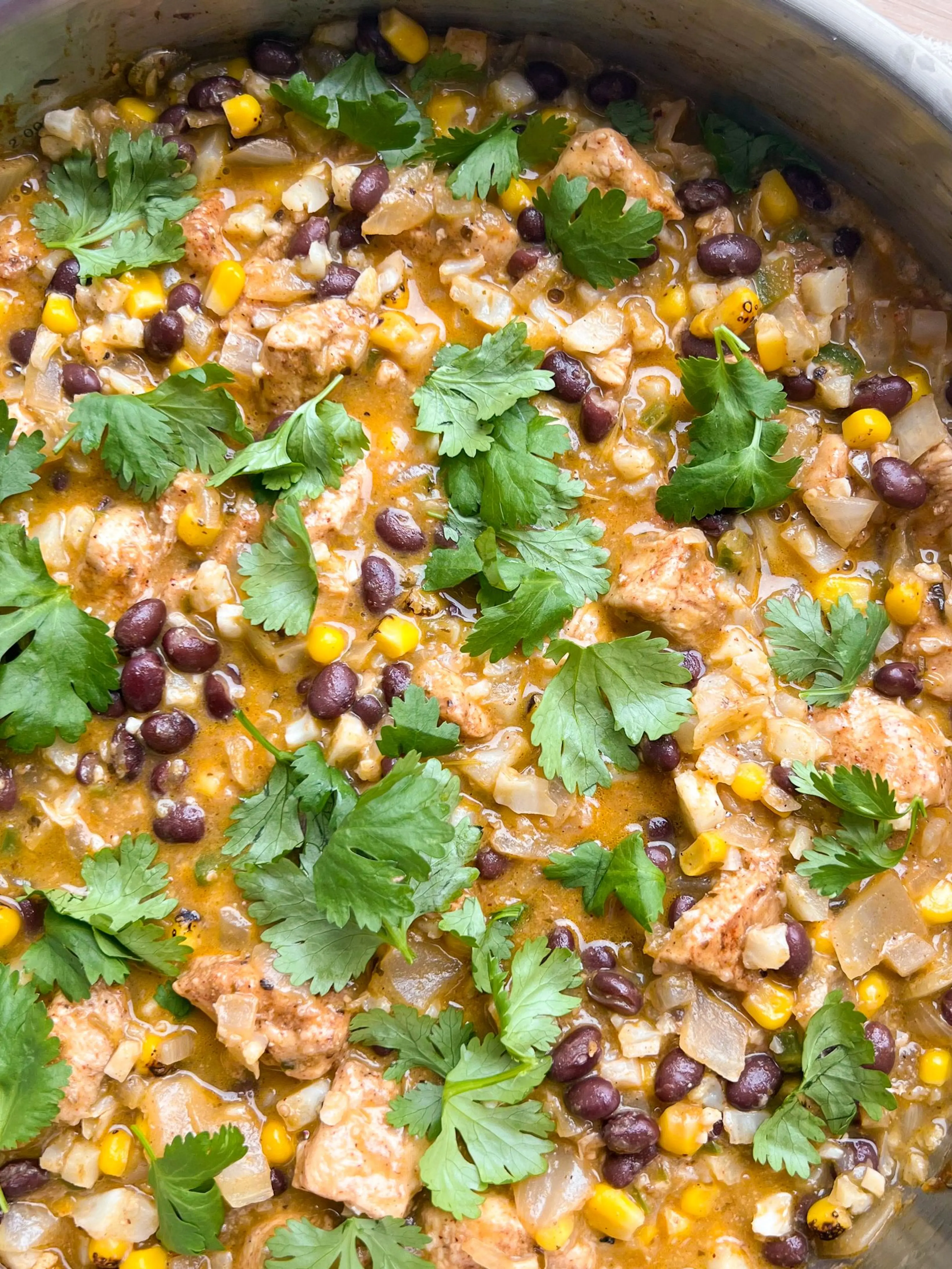 Salsa Verde Chicken Skillet