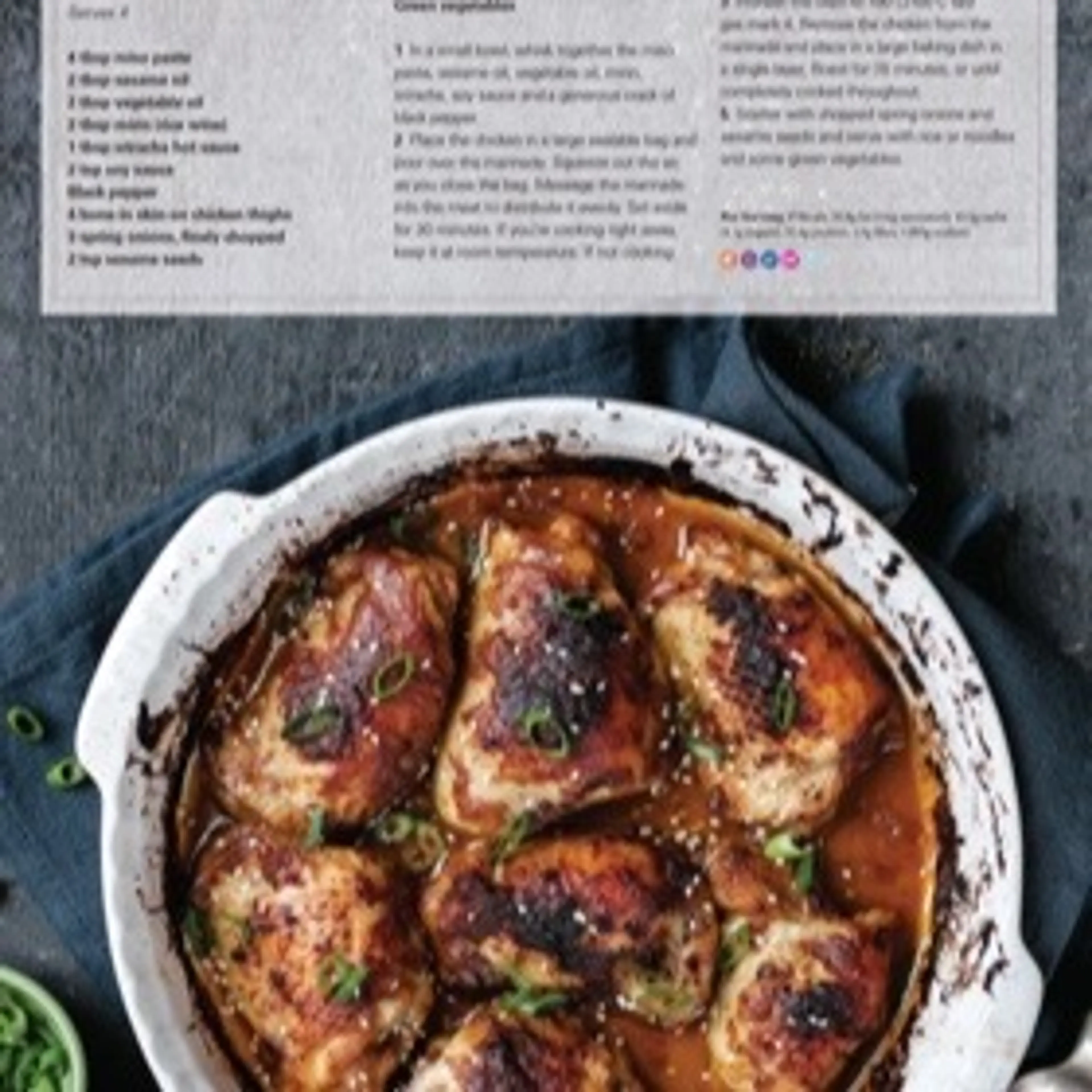 SESAME MISO CHICKEN THIGHS