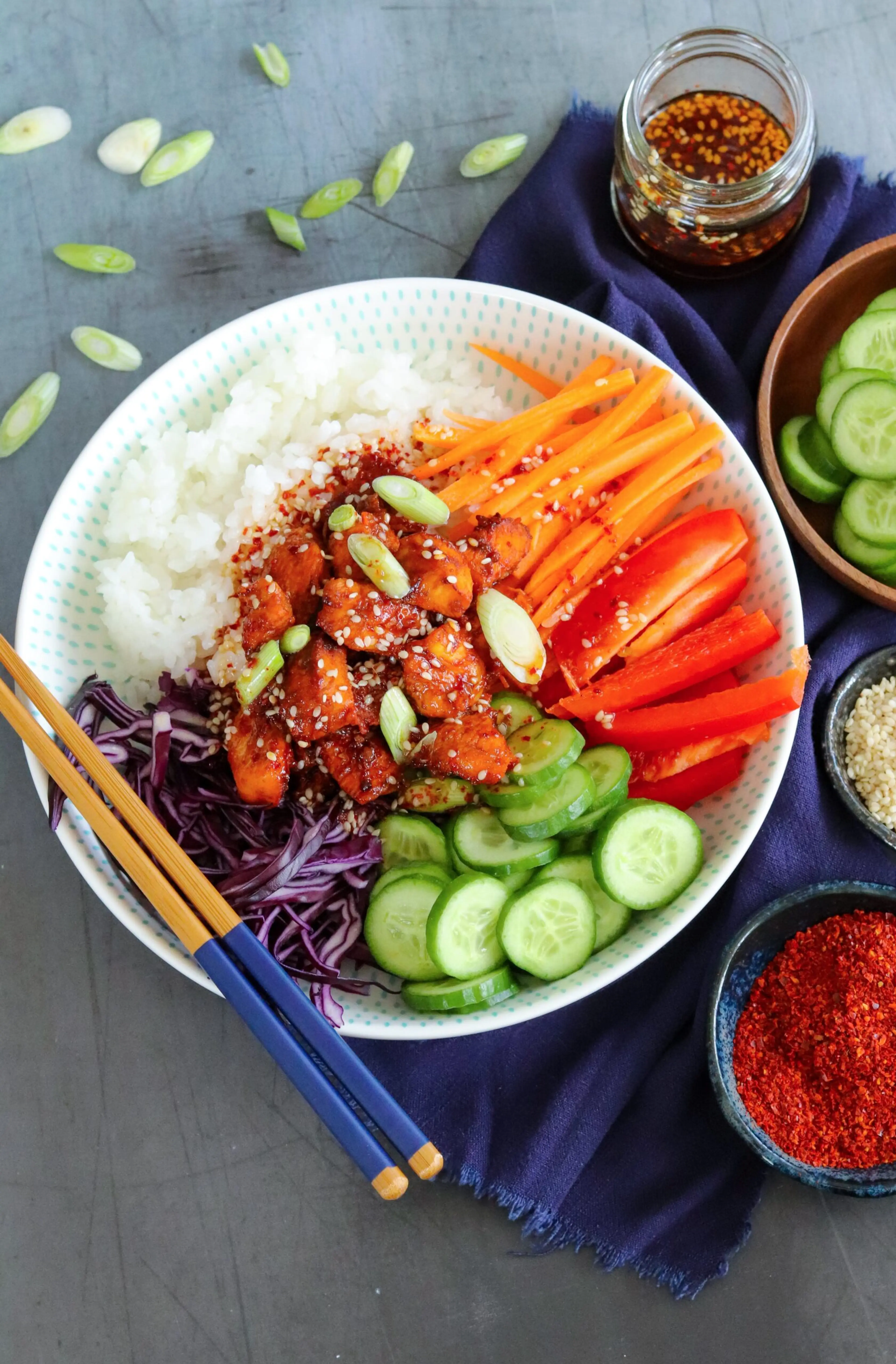 Gochujang Chicken Rice Bowl