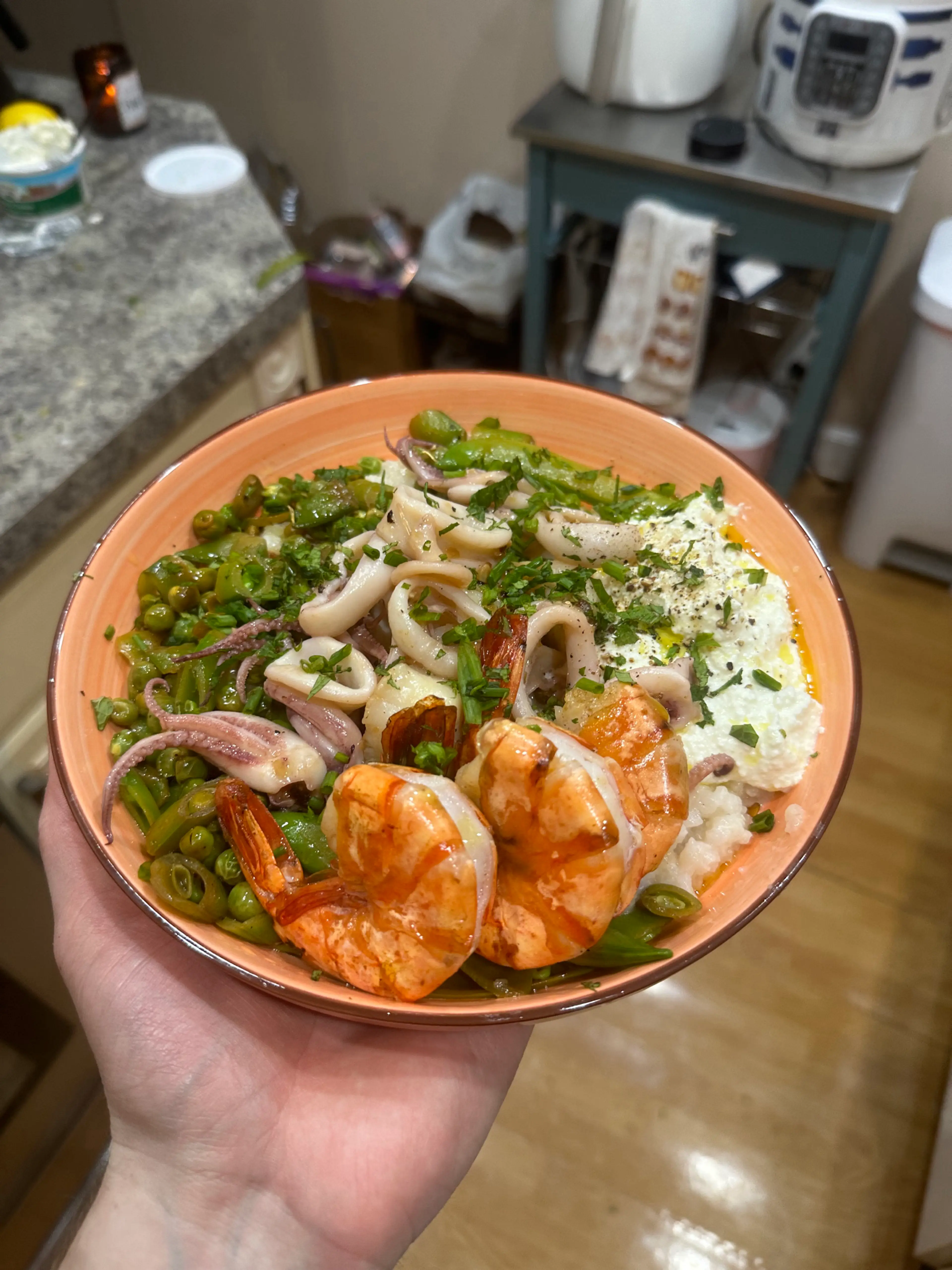 Seafood & Pea Risotto