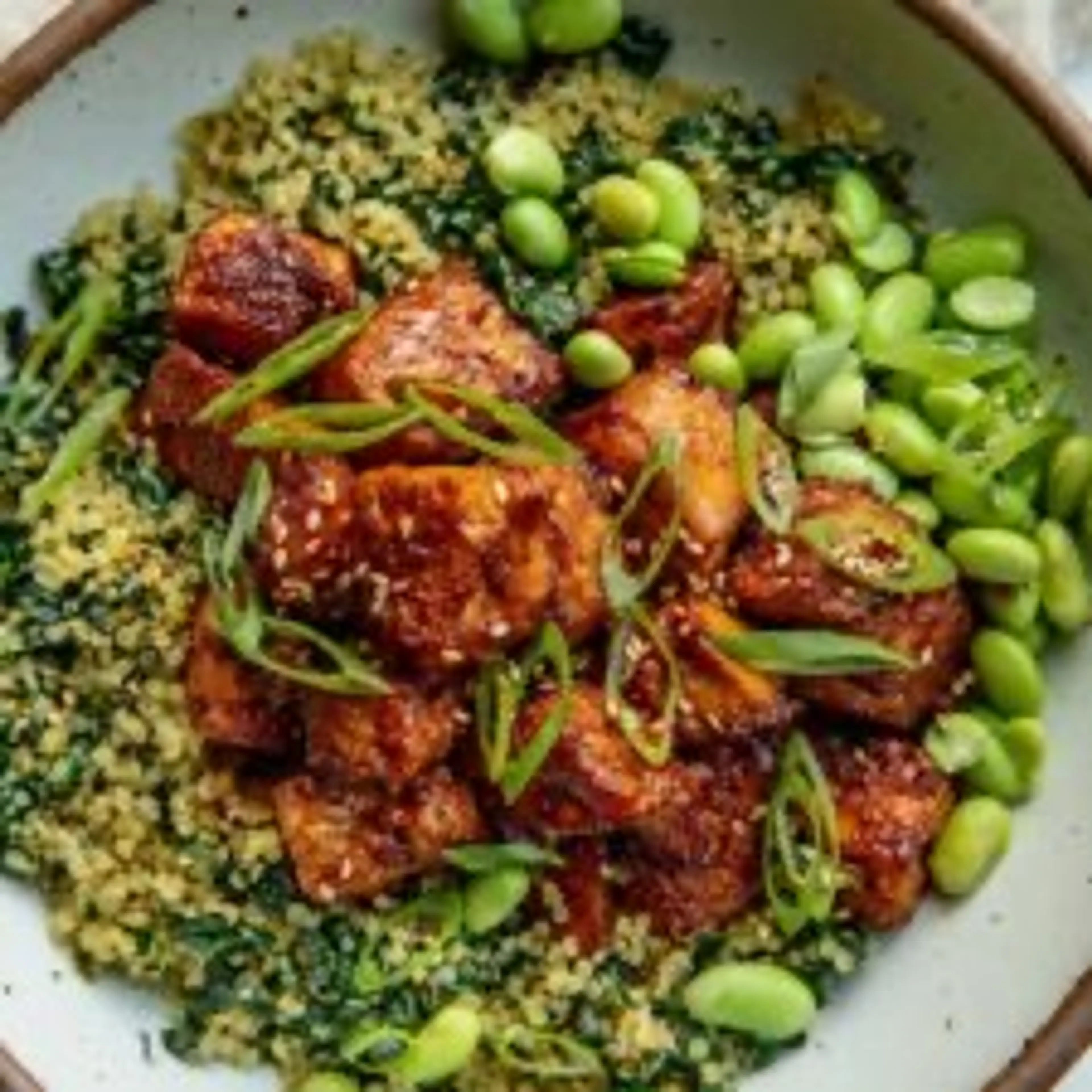 Chili Crunch Tofu Bowls