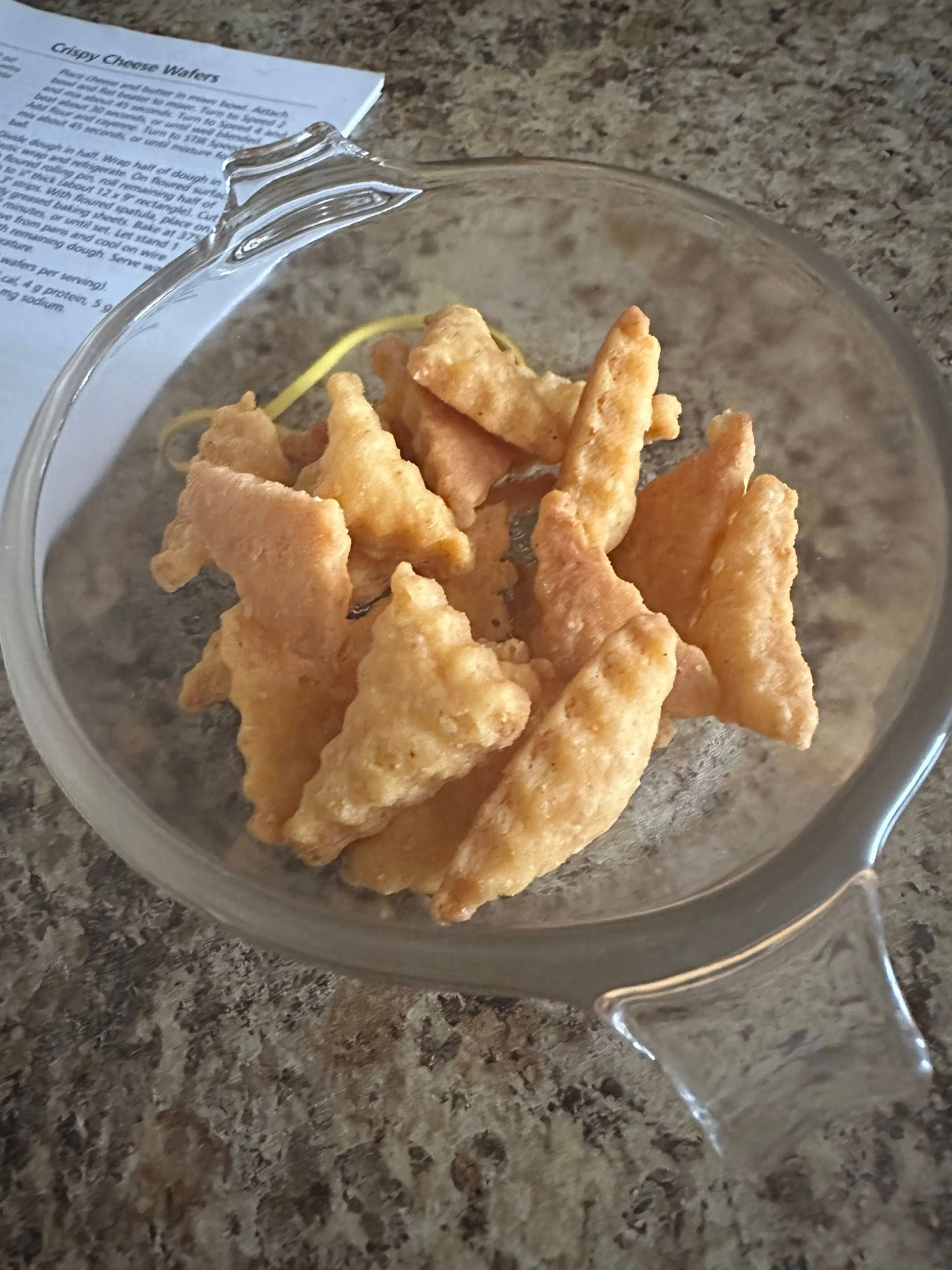 Crispy Cheese Wafers
