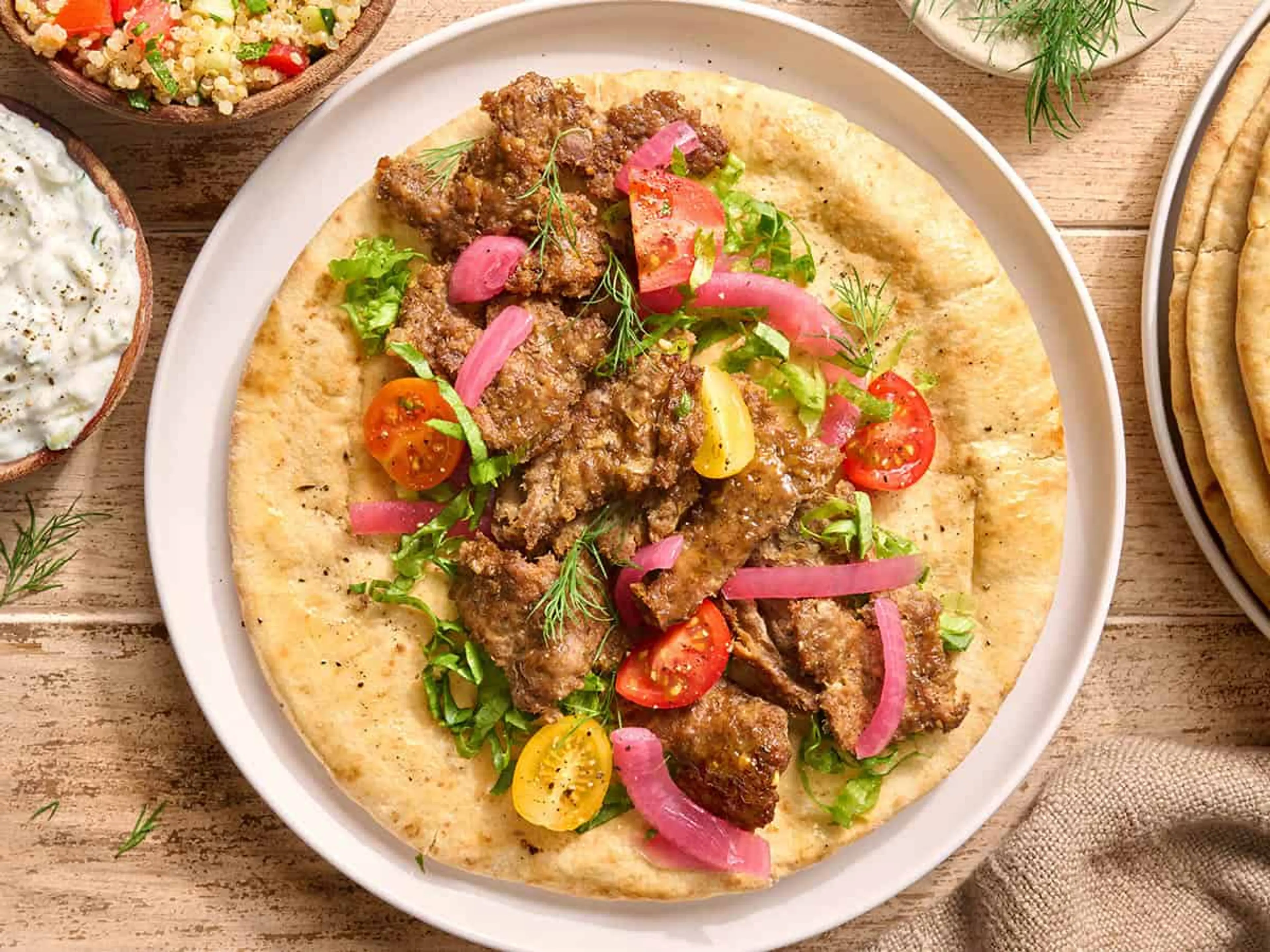 Sheet Pan Doner Kebab