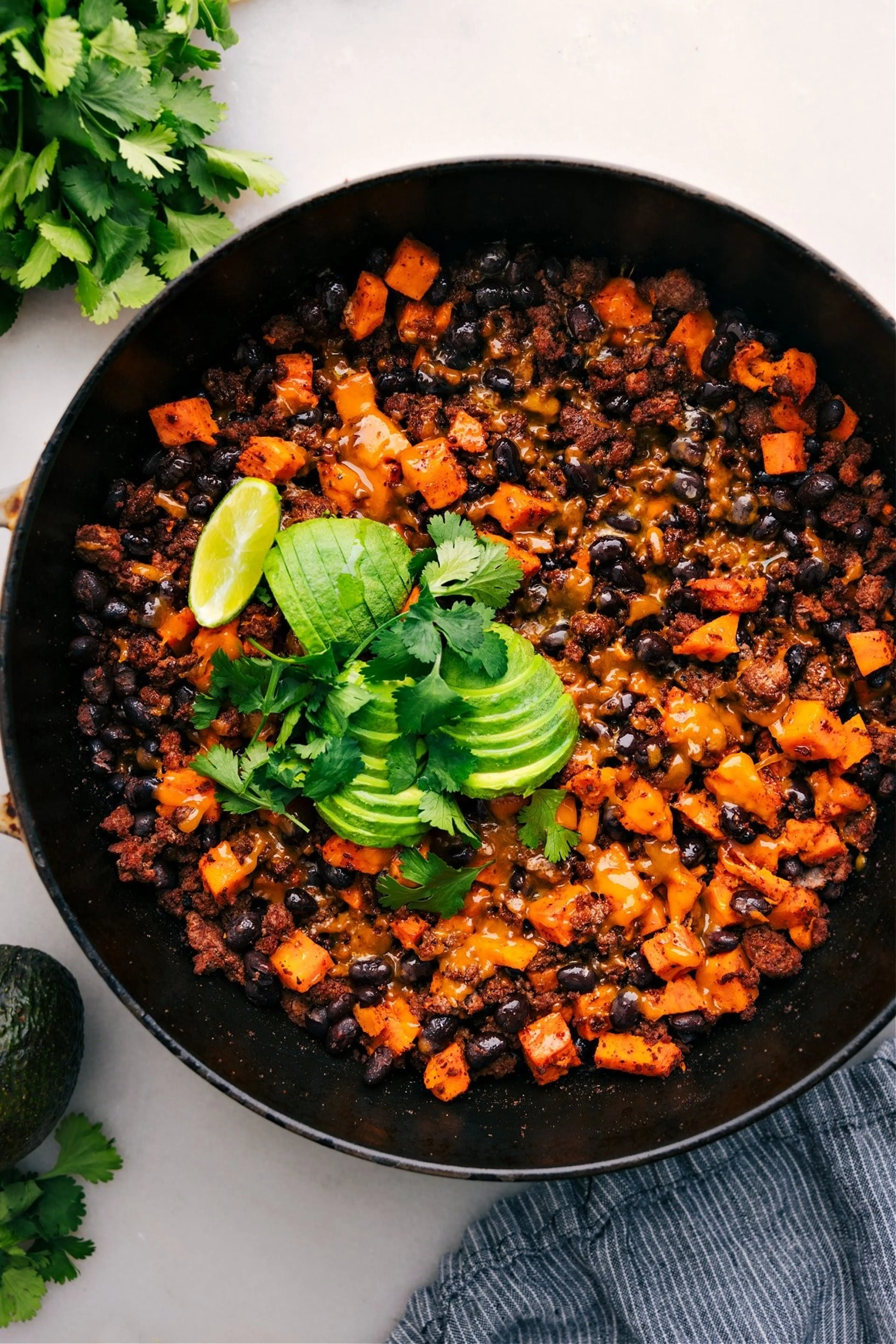 Ground Turkey Sweet Potato Skillet