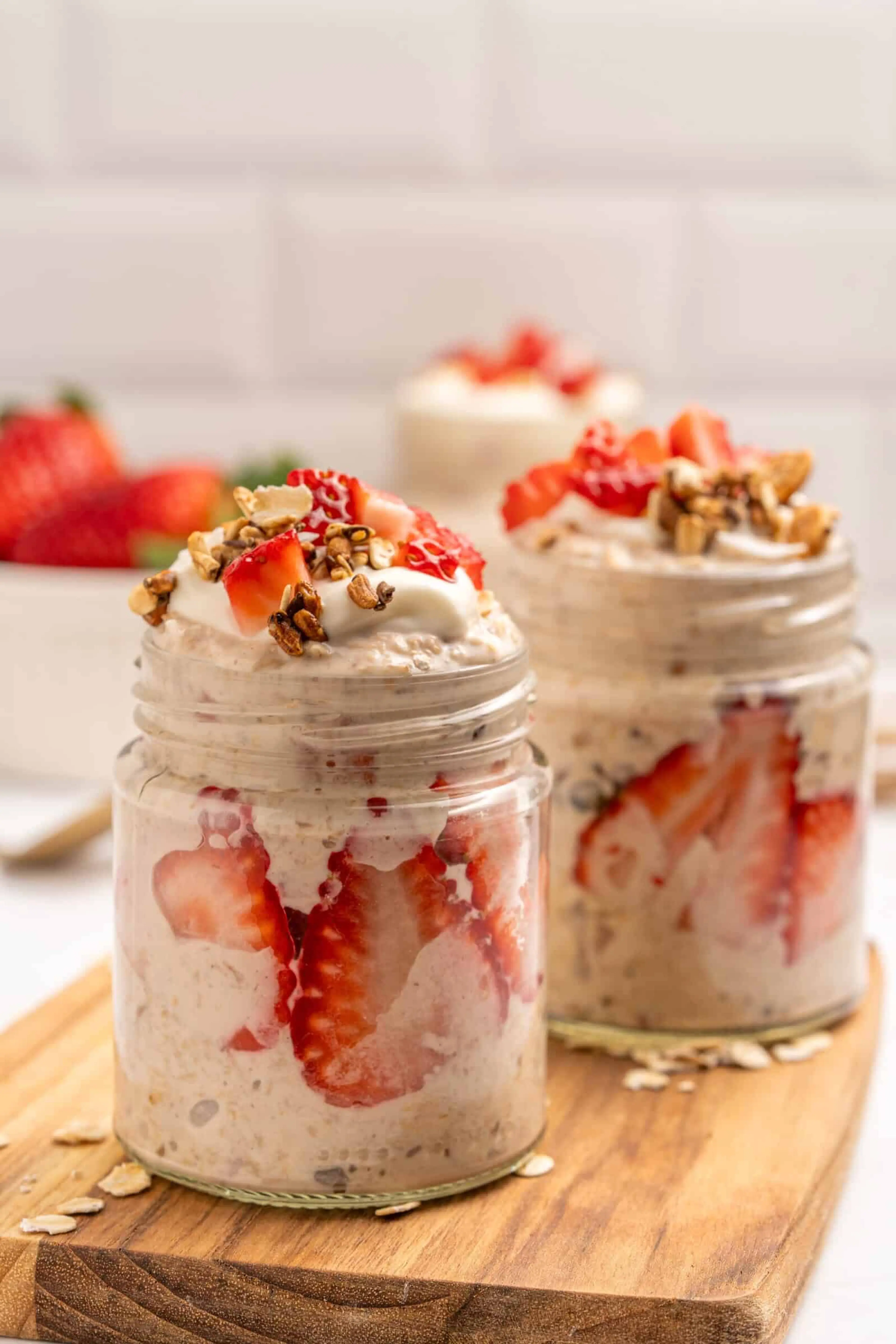 Strawberry Overnight Oats
