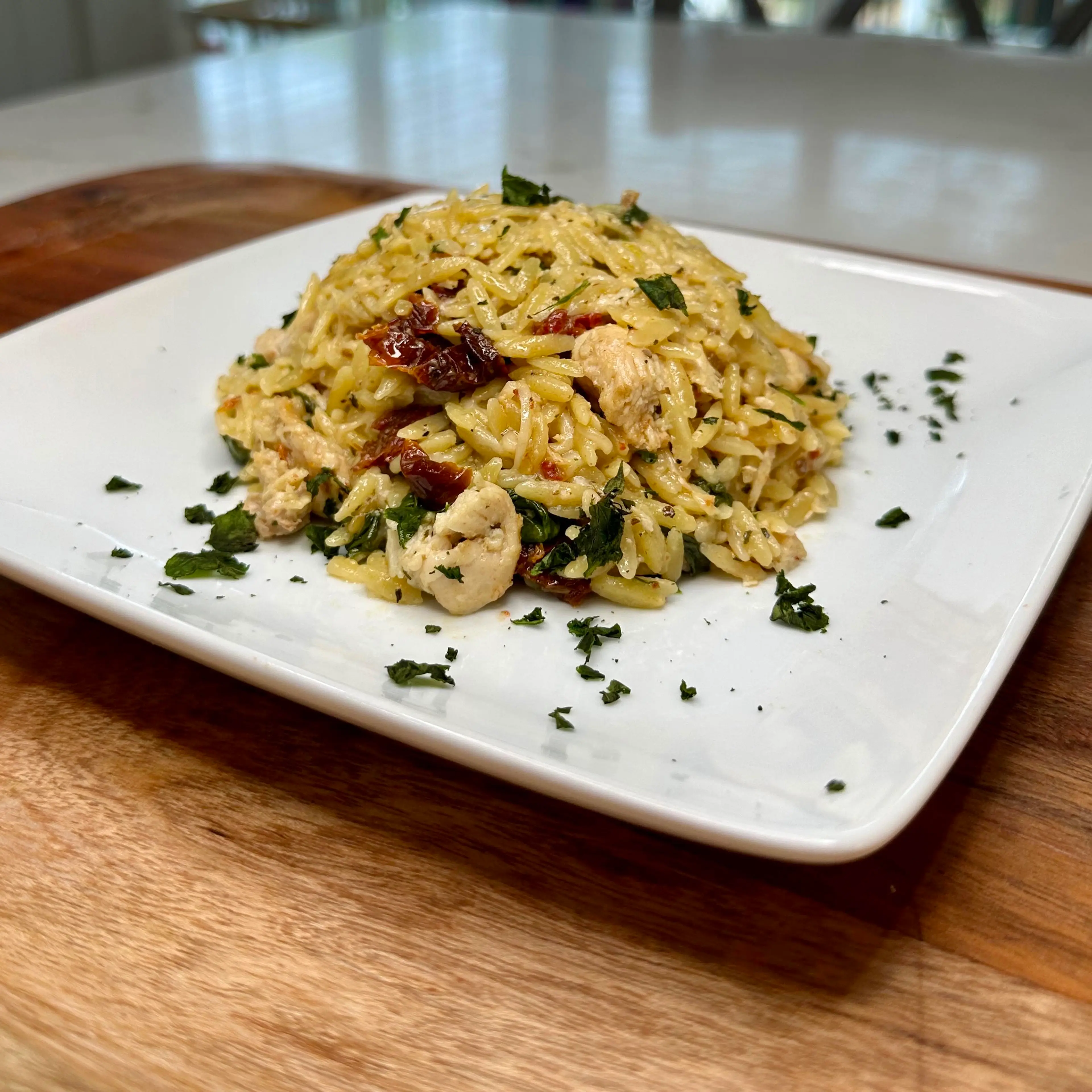 Tuscan Chicken Orzo