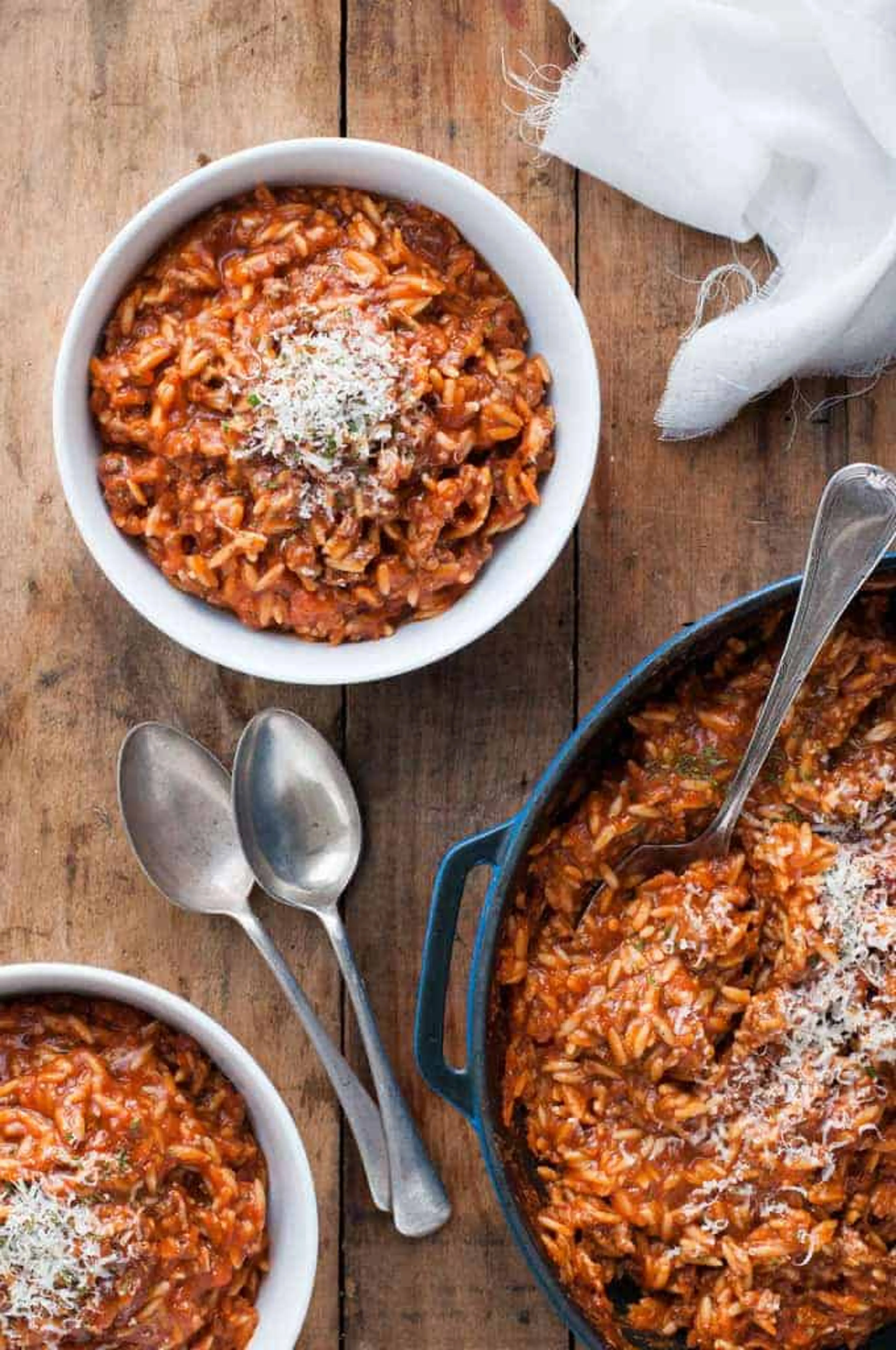 One Pot Orzo / Risoni Bolognaise