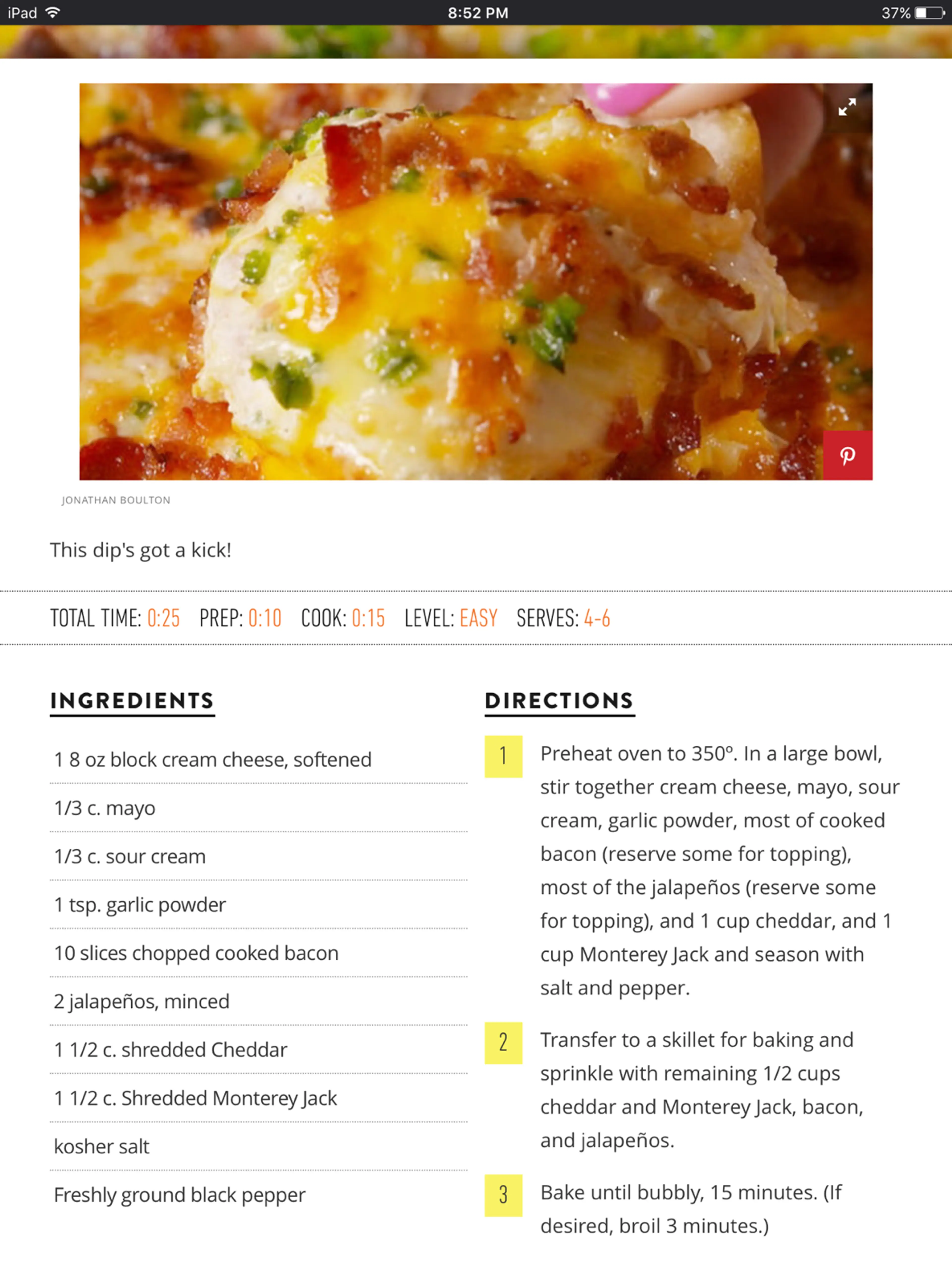 Jalapeño Dip