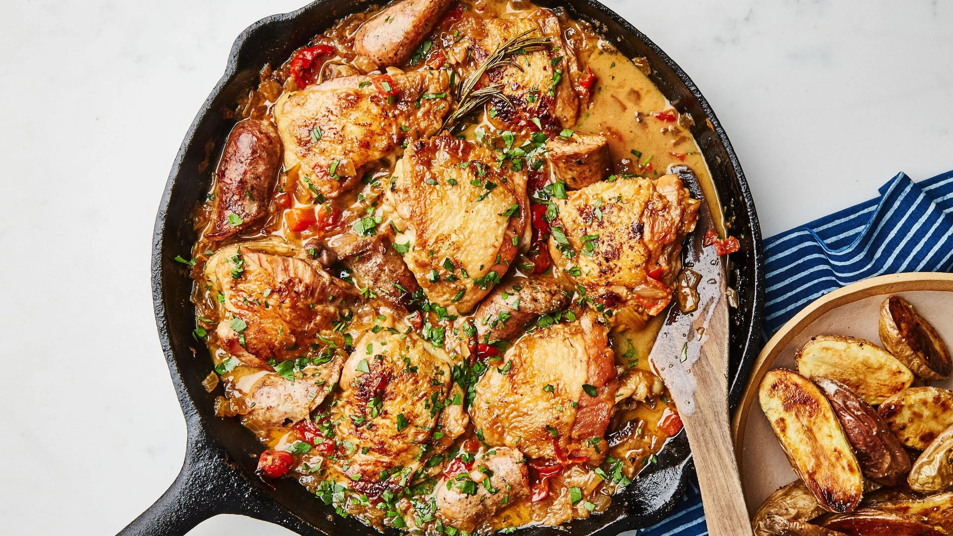 Chicken Scarpariello With Sausage and Peppers