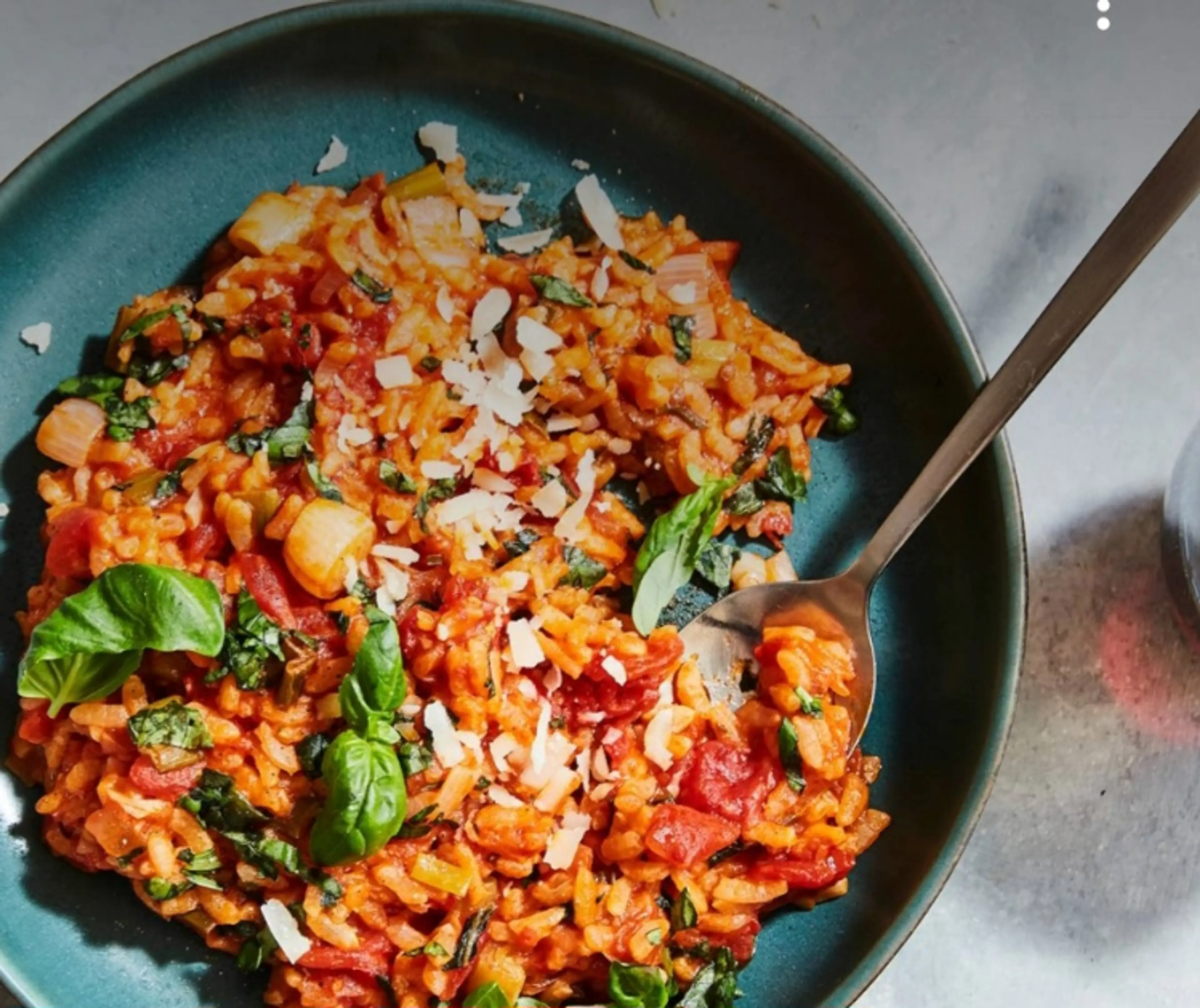 Tomatenrisotto uit de oven