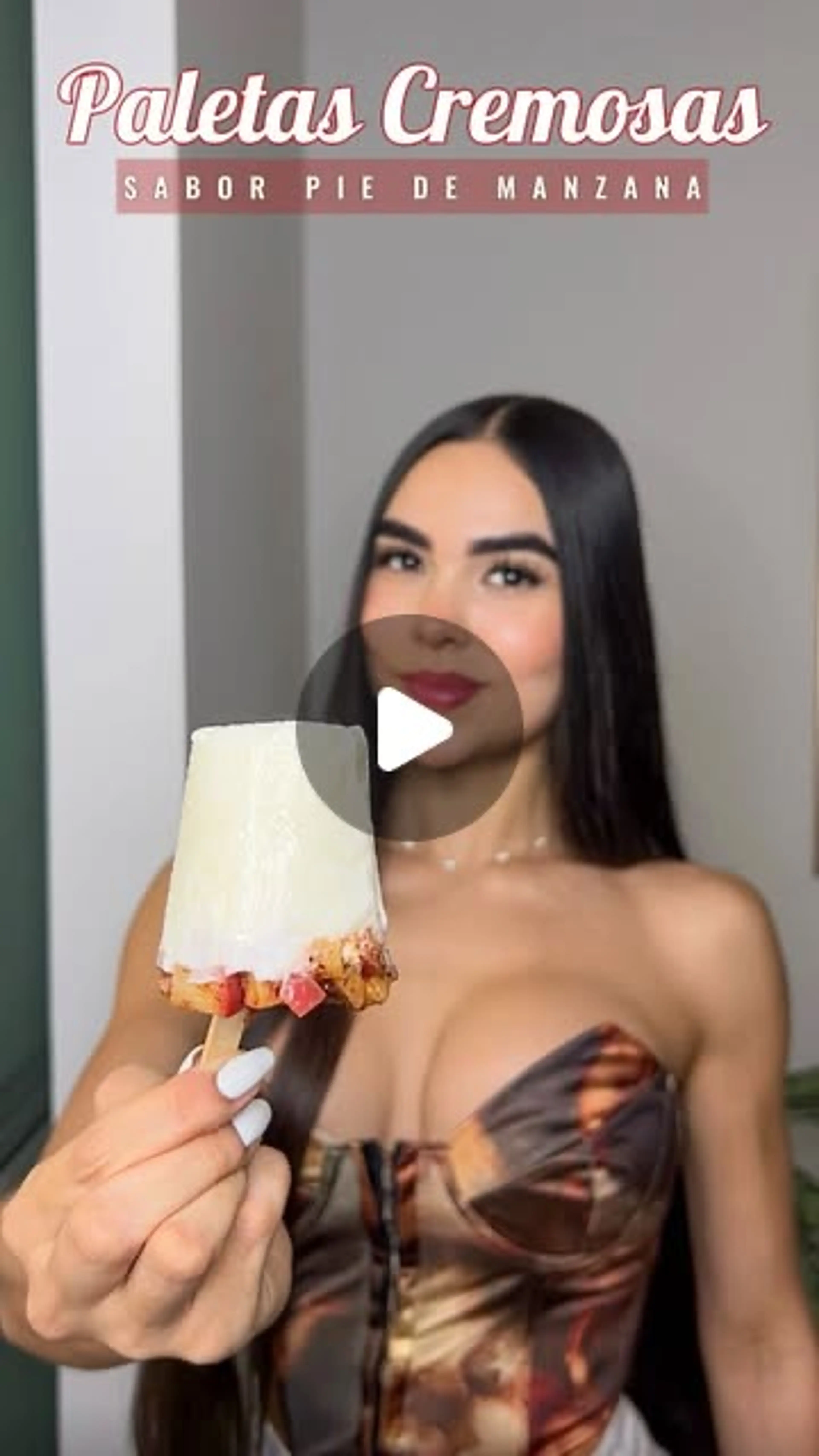 Paletas Sabor Pie De Manzana