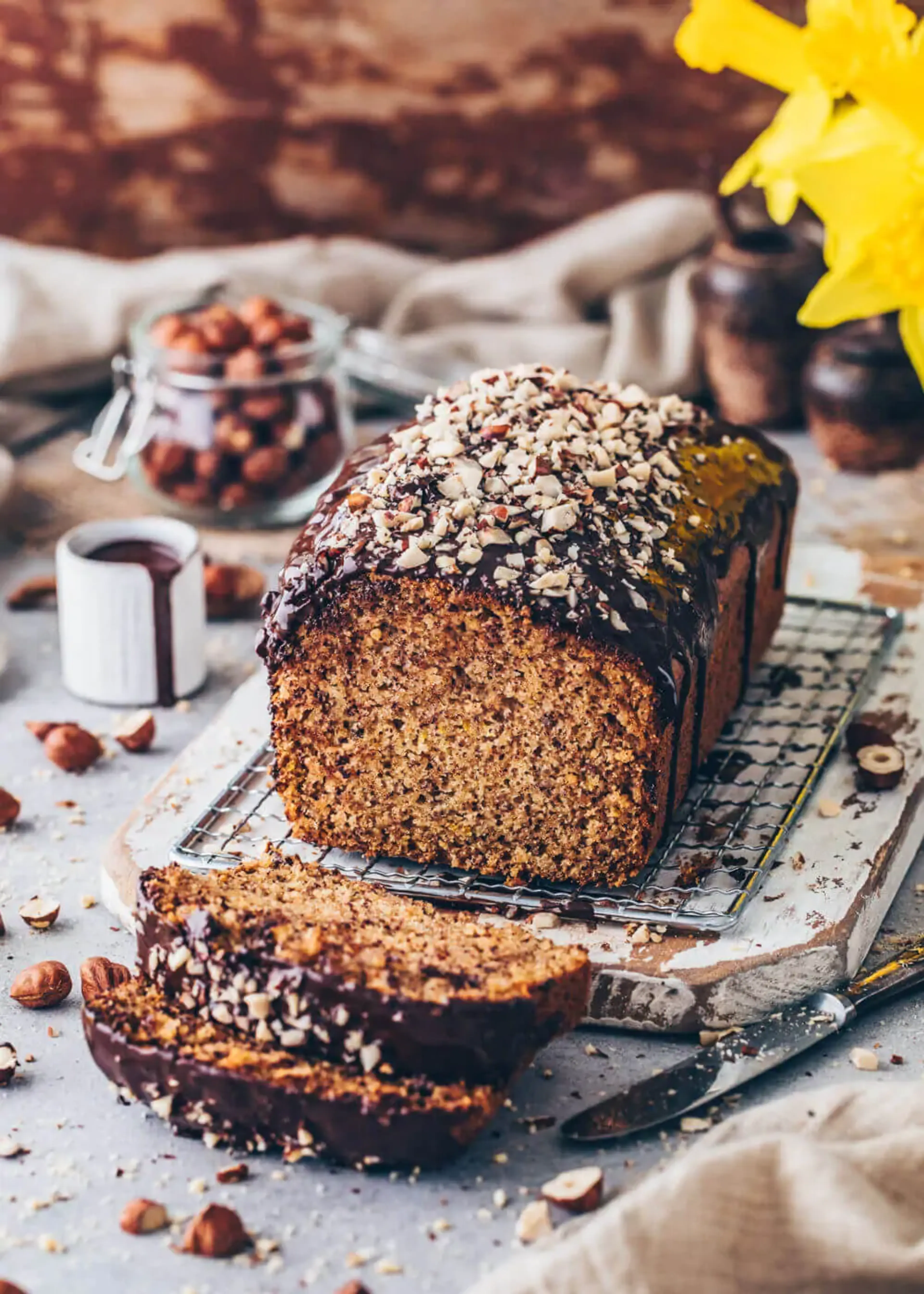 Vegan Hazelnut Bread