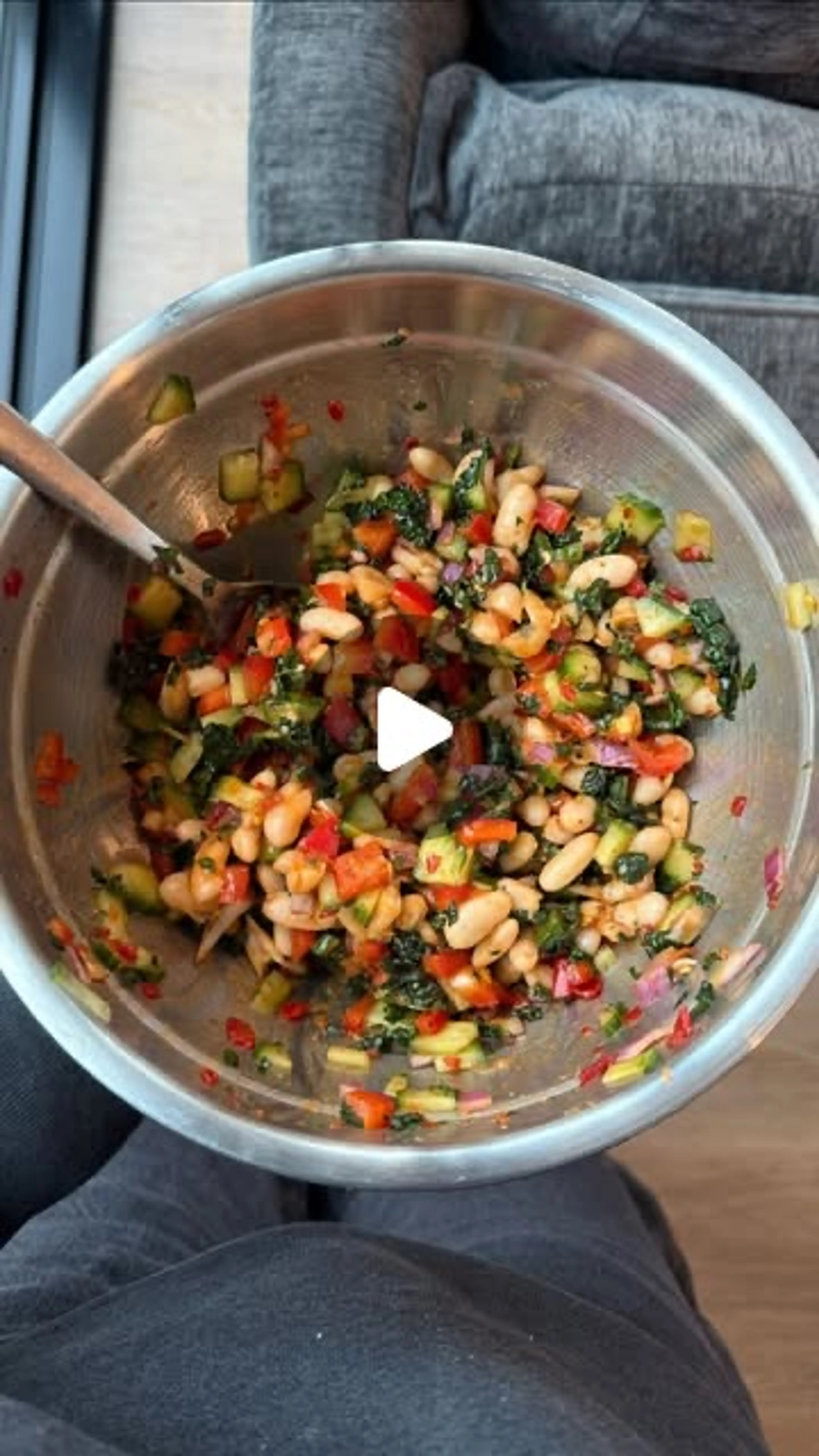 Sweet and Spicy Bean Salad