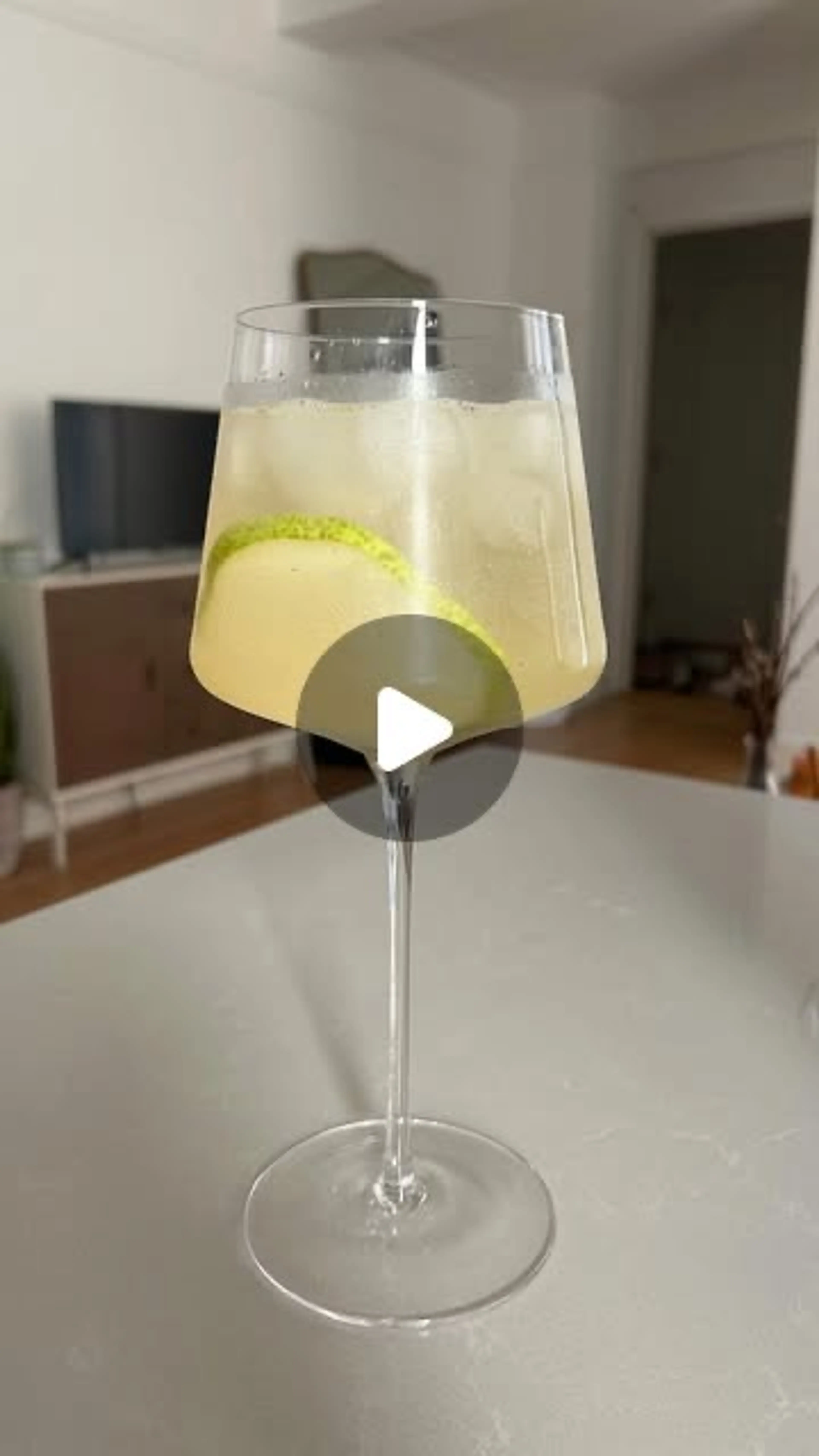 This Pear Vanilla “gin Fizz
