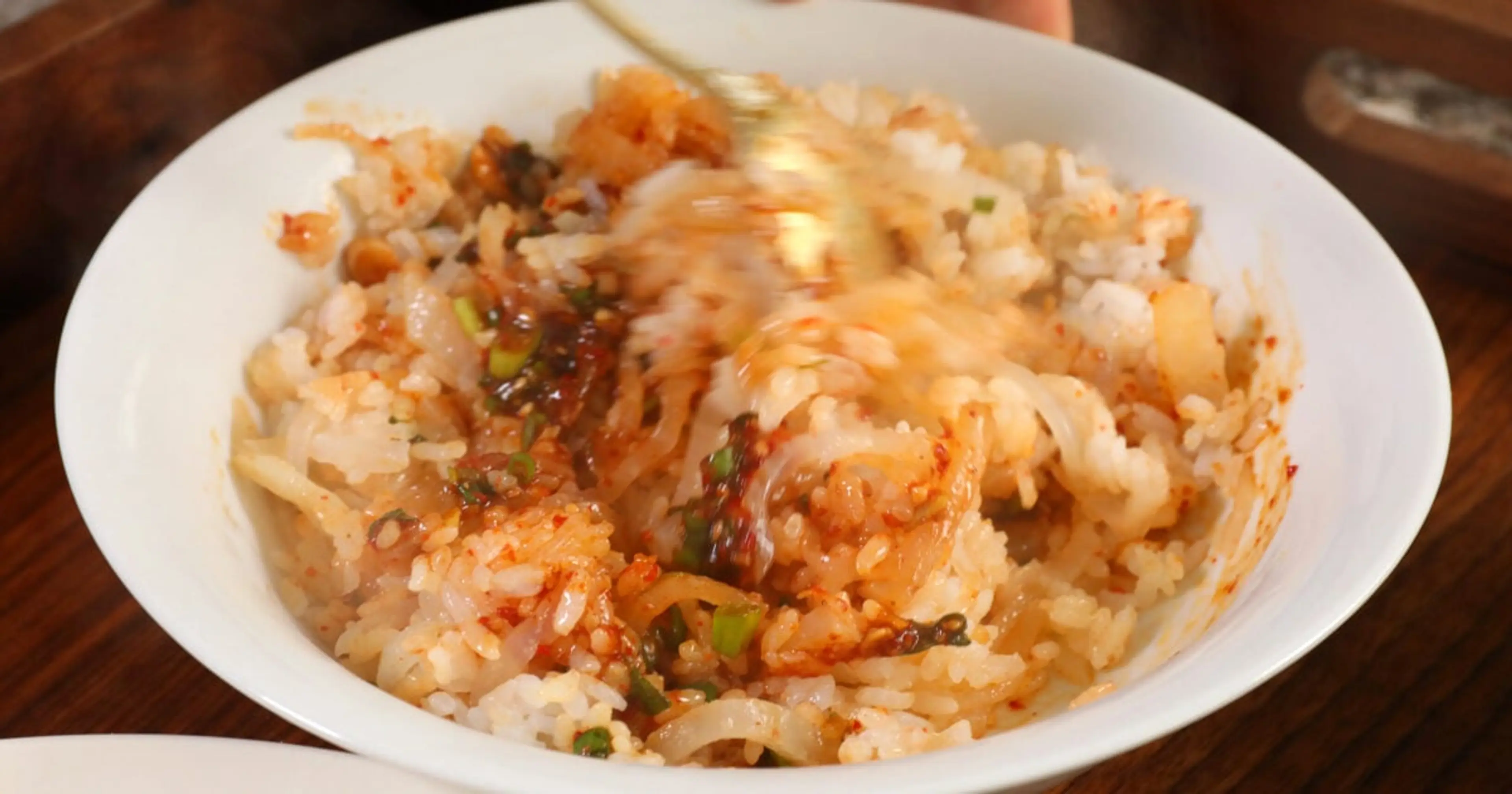 Steamed radish rice (Mu-bap: 무밥)