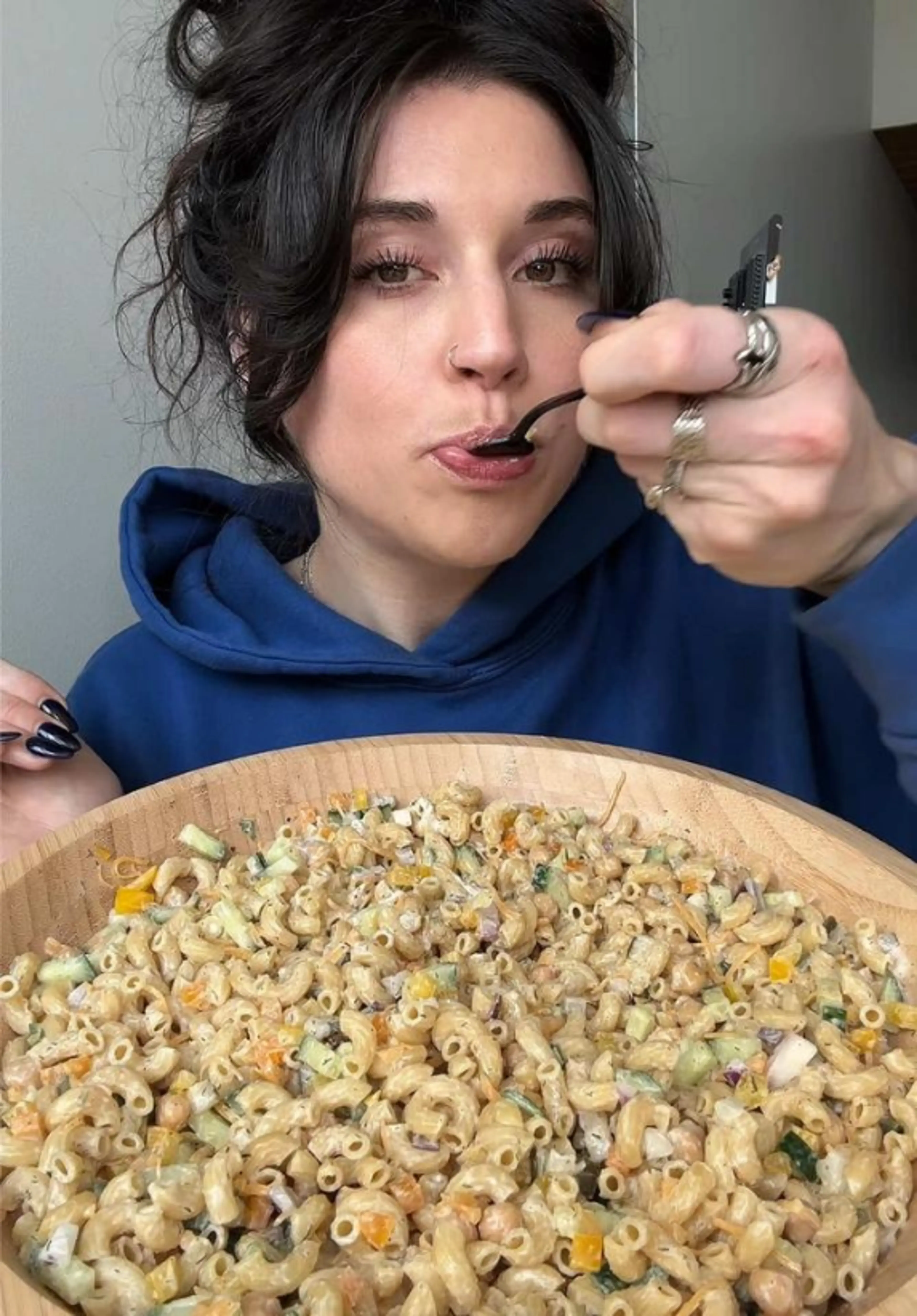 When in Doubt… Pickle Protein Pasta Salad