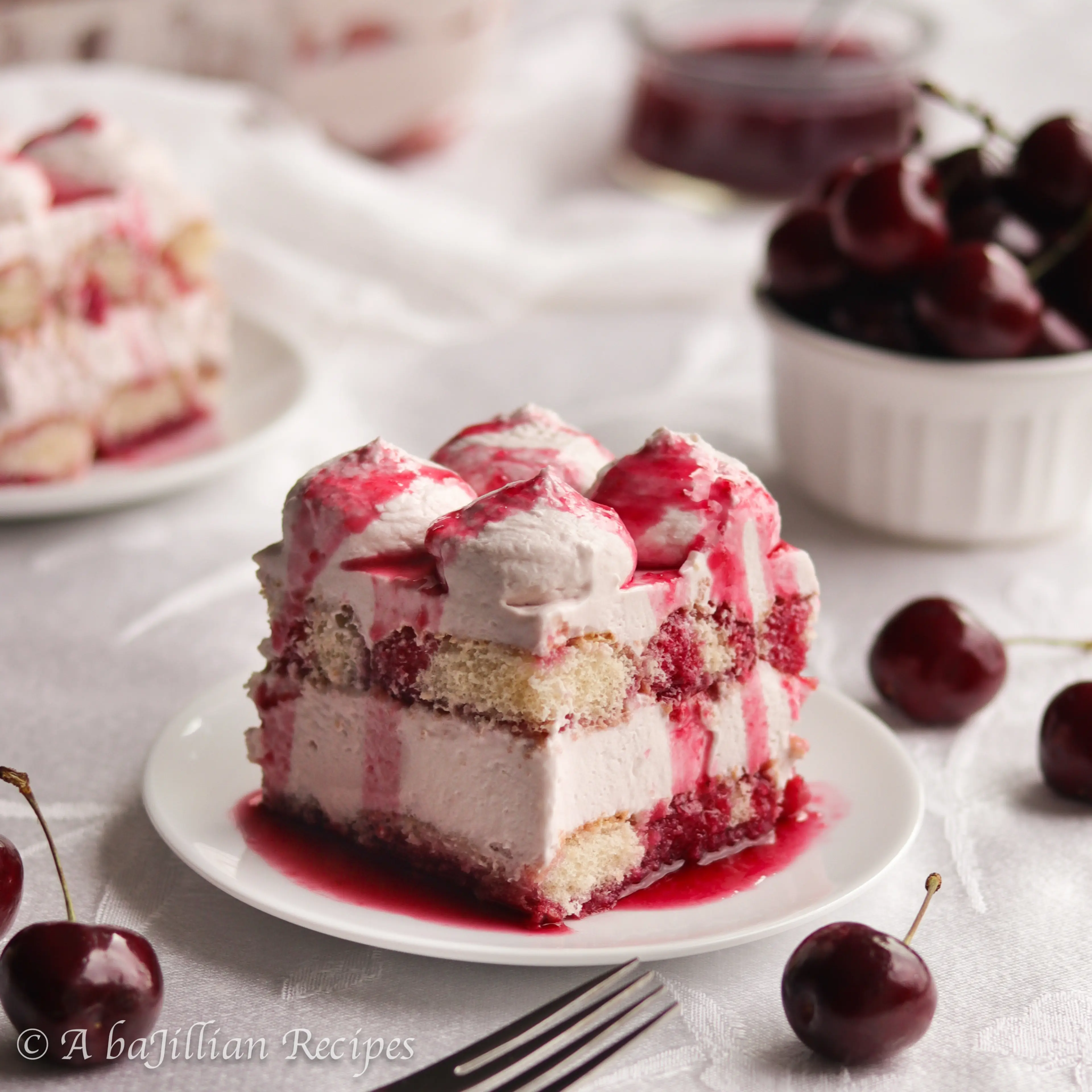 Cherry Amaretto Tiramisu