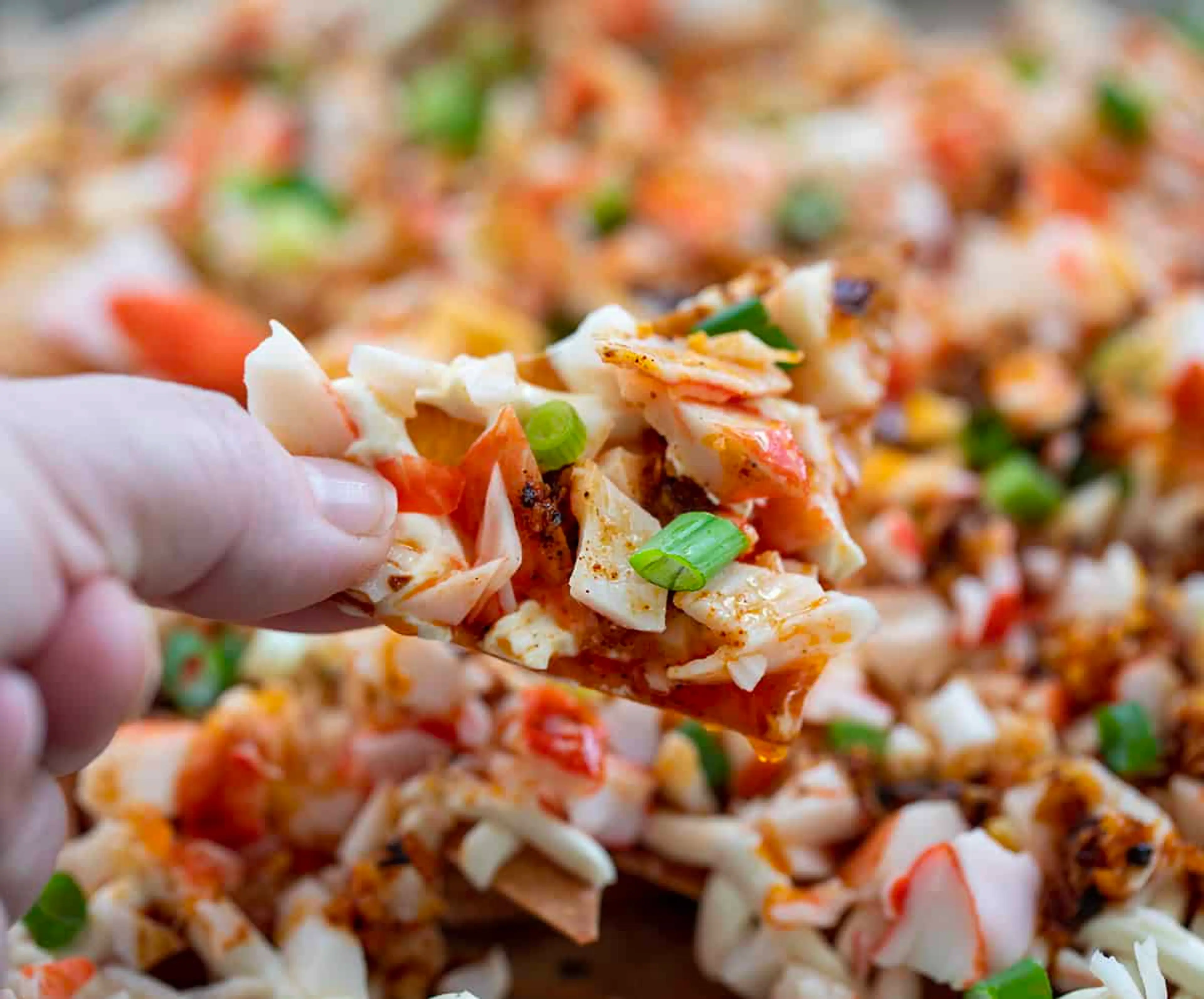 Crab Rangoon Nachos