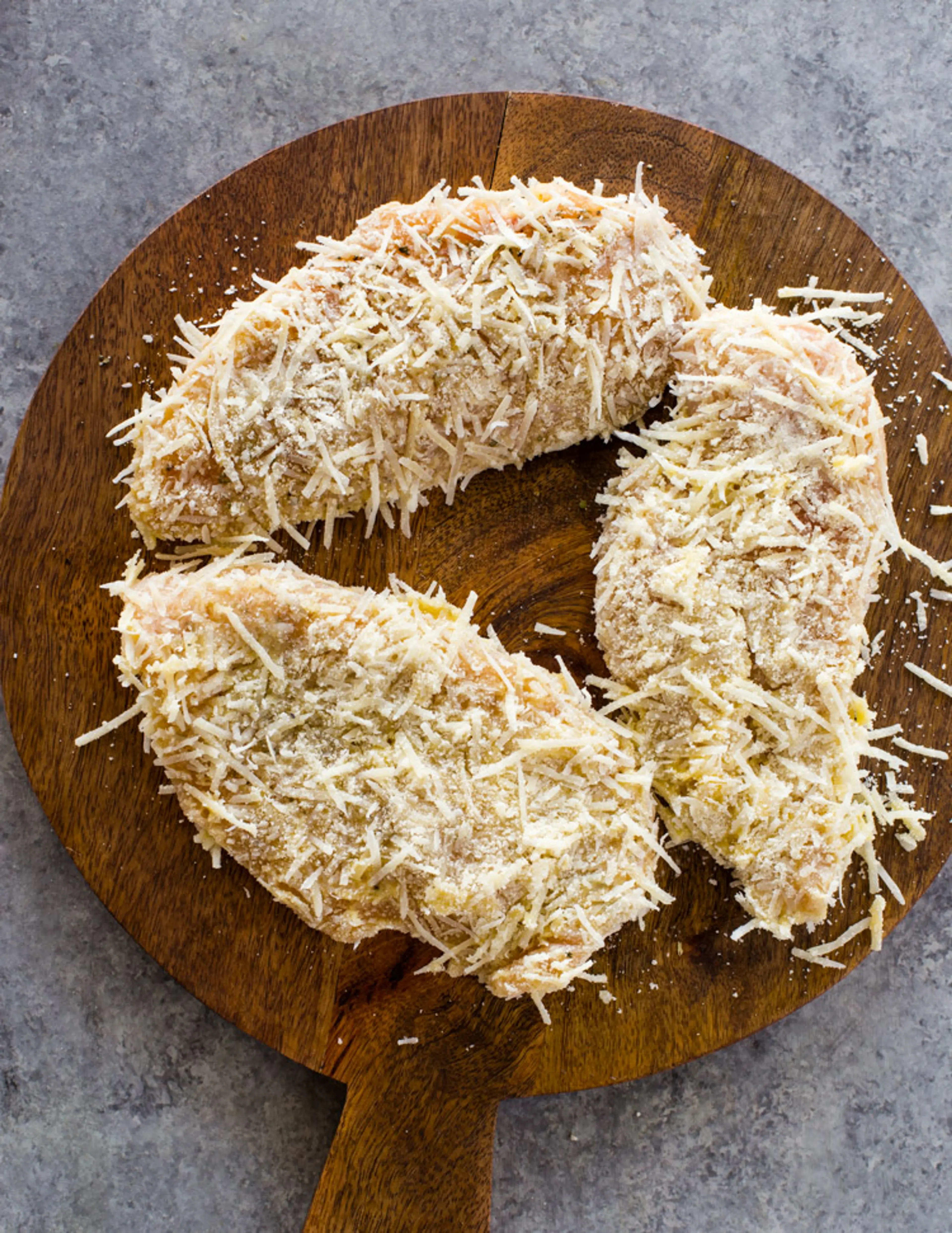 Parmesan Crusted Chicken Wraps