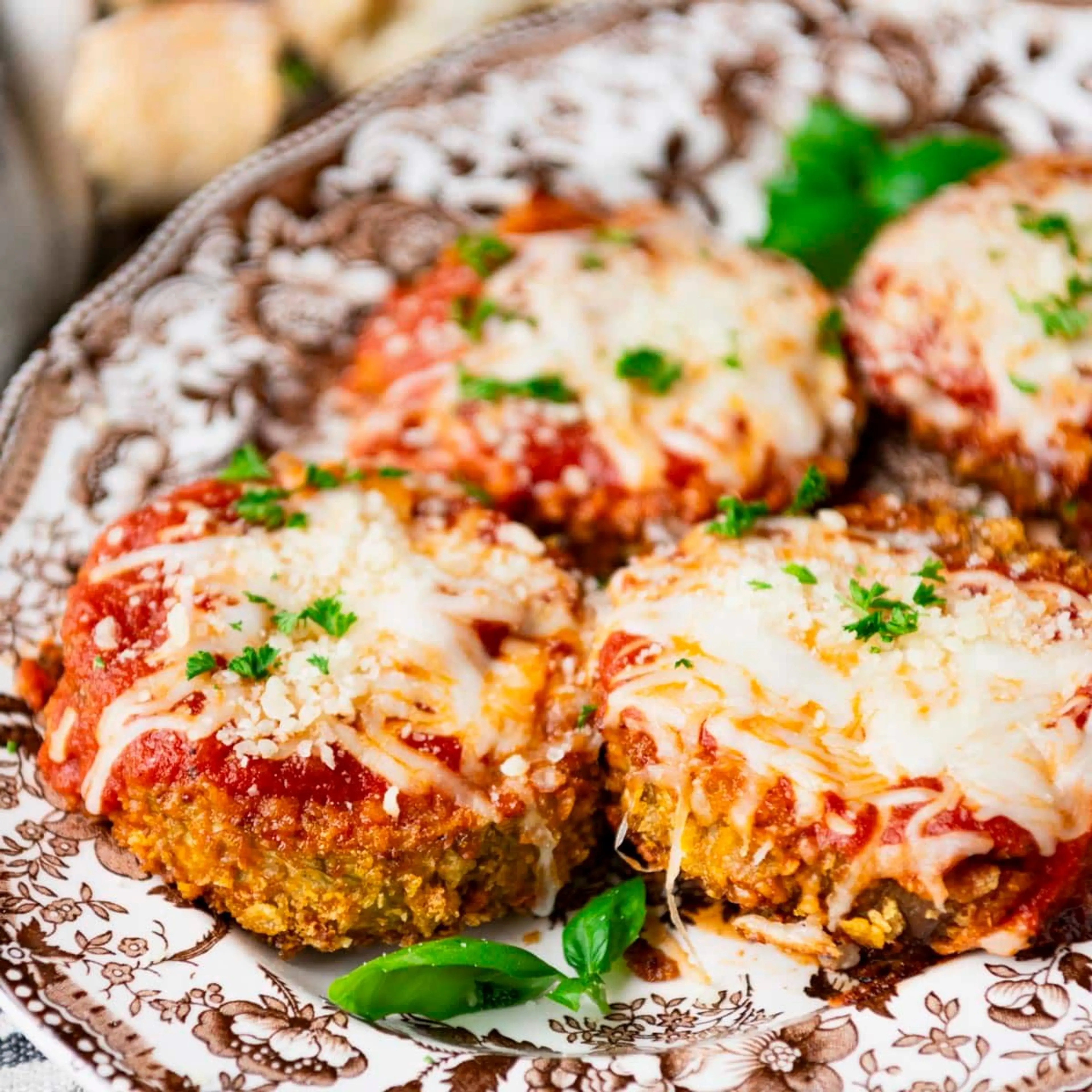 Grandma's Baked Eggplant Parmesan