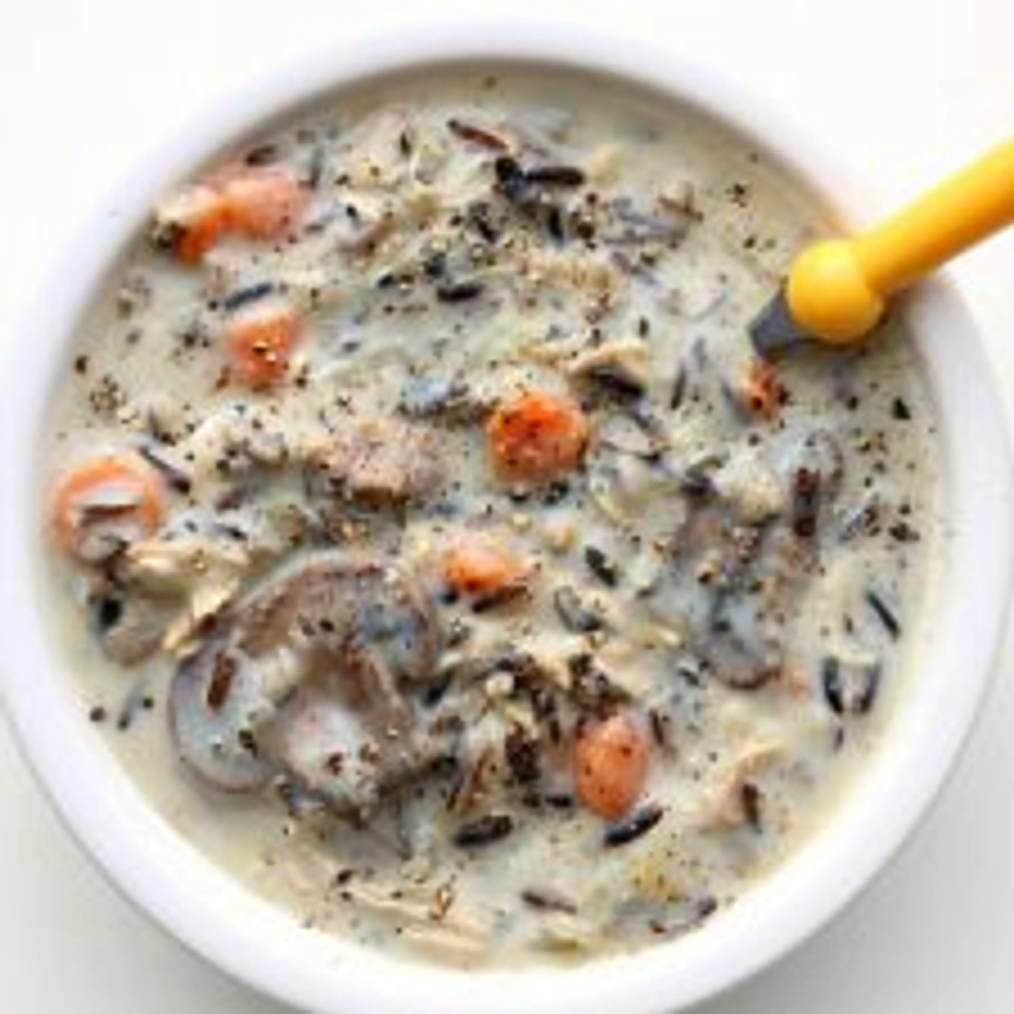 Instant Pot Chicken Mushroom Wild Rice Soup