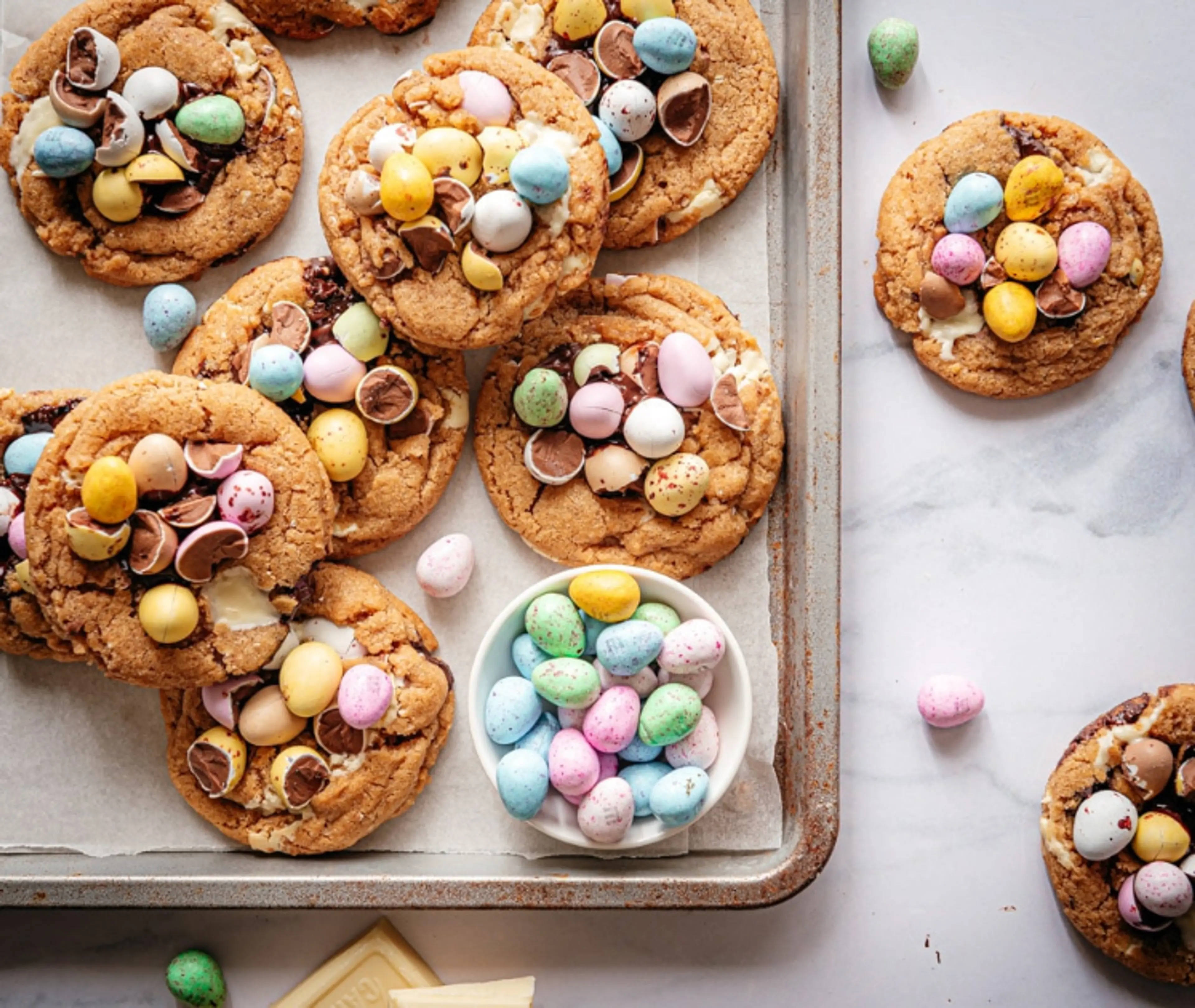 Koekjes met paaseitjes