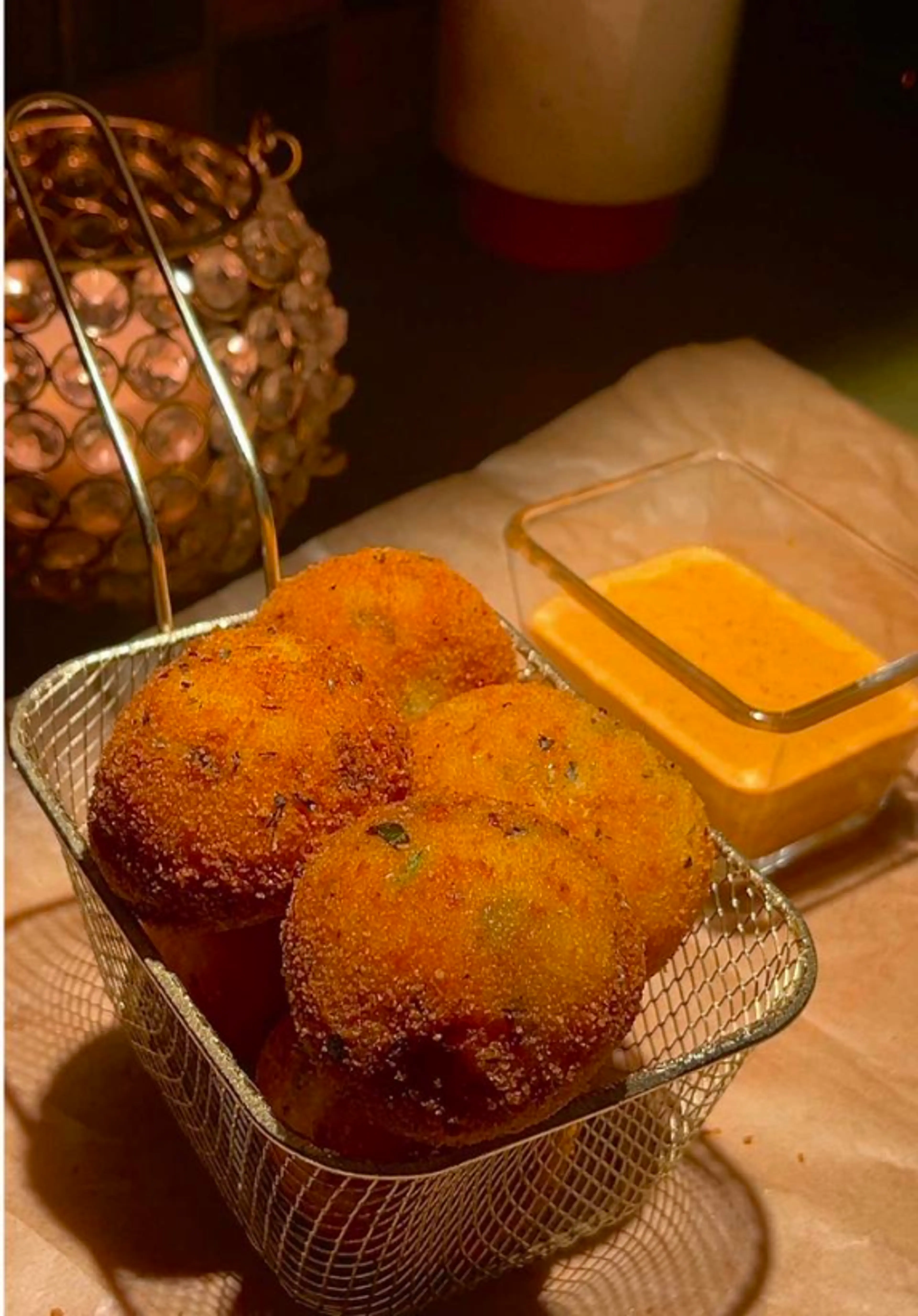 Chilli Garlic Potato Balls