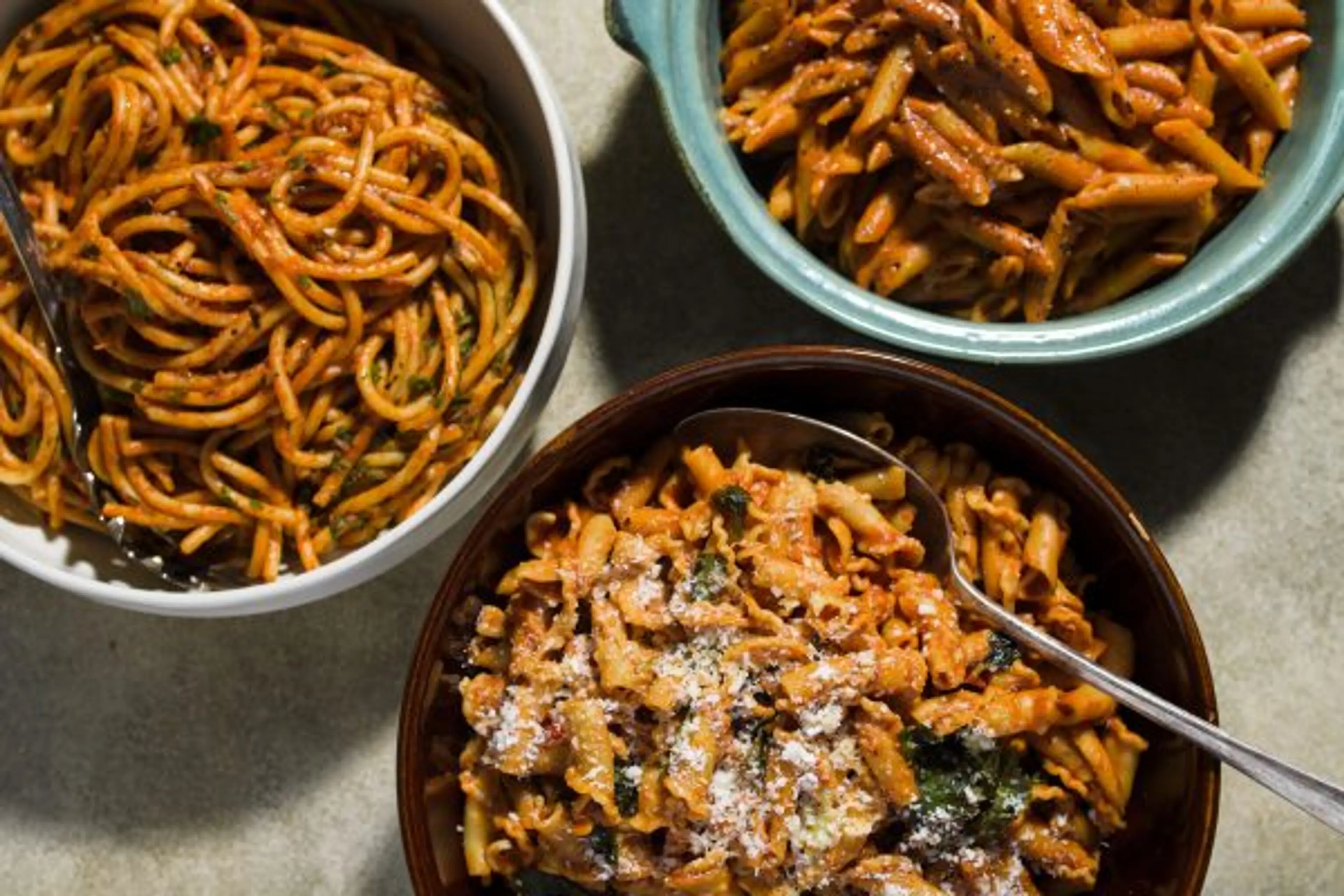 Pasta with Tomato, Yogurt and Cumin-Spiced Butter