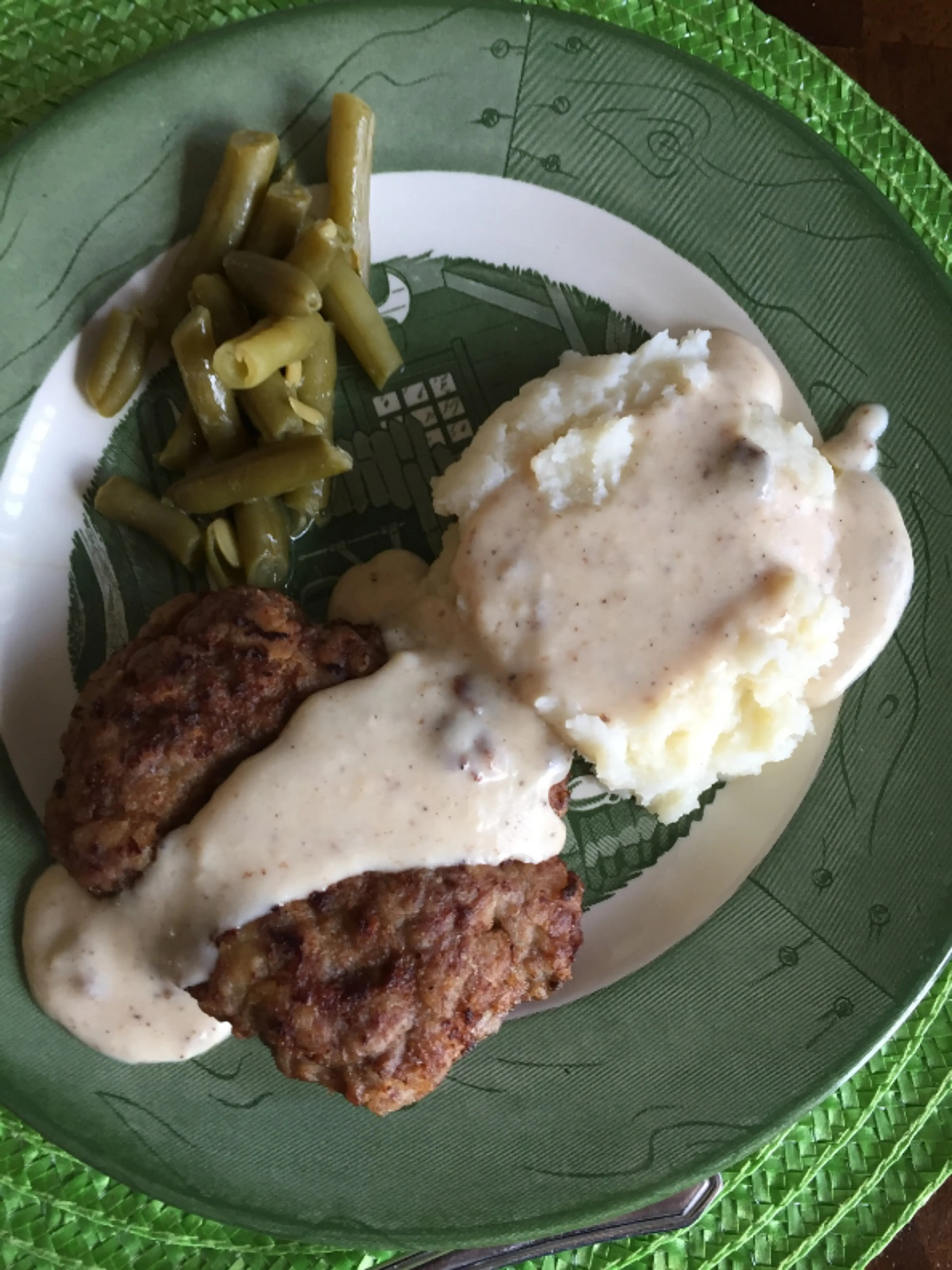 Country Fried Hamburger Steaks With Gravy