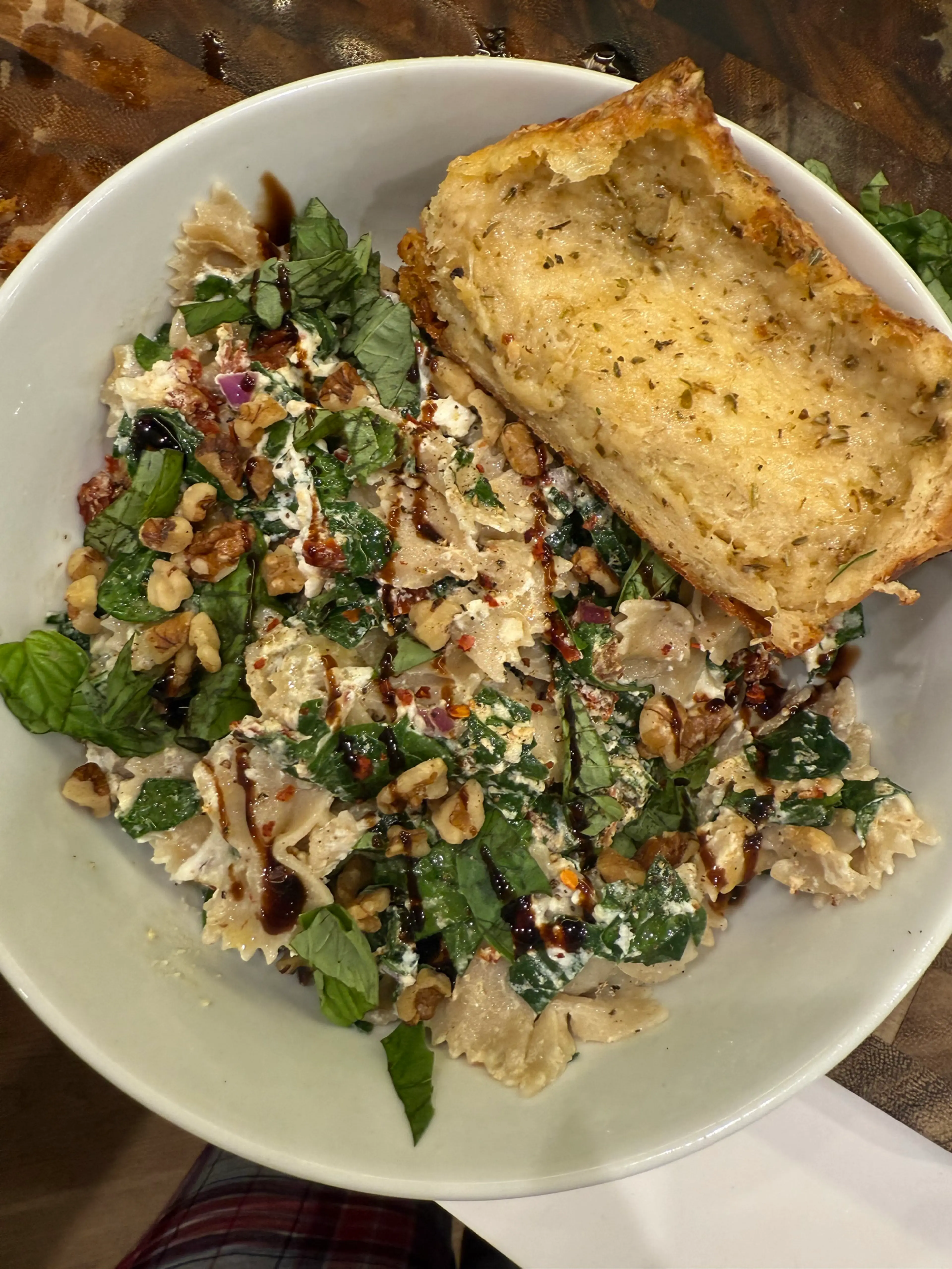 Sun-dried Tomato Spinach Ricotta Pasta Salad