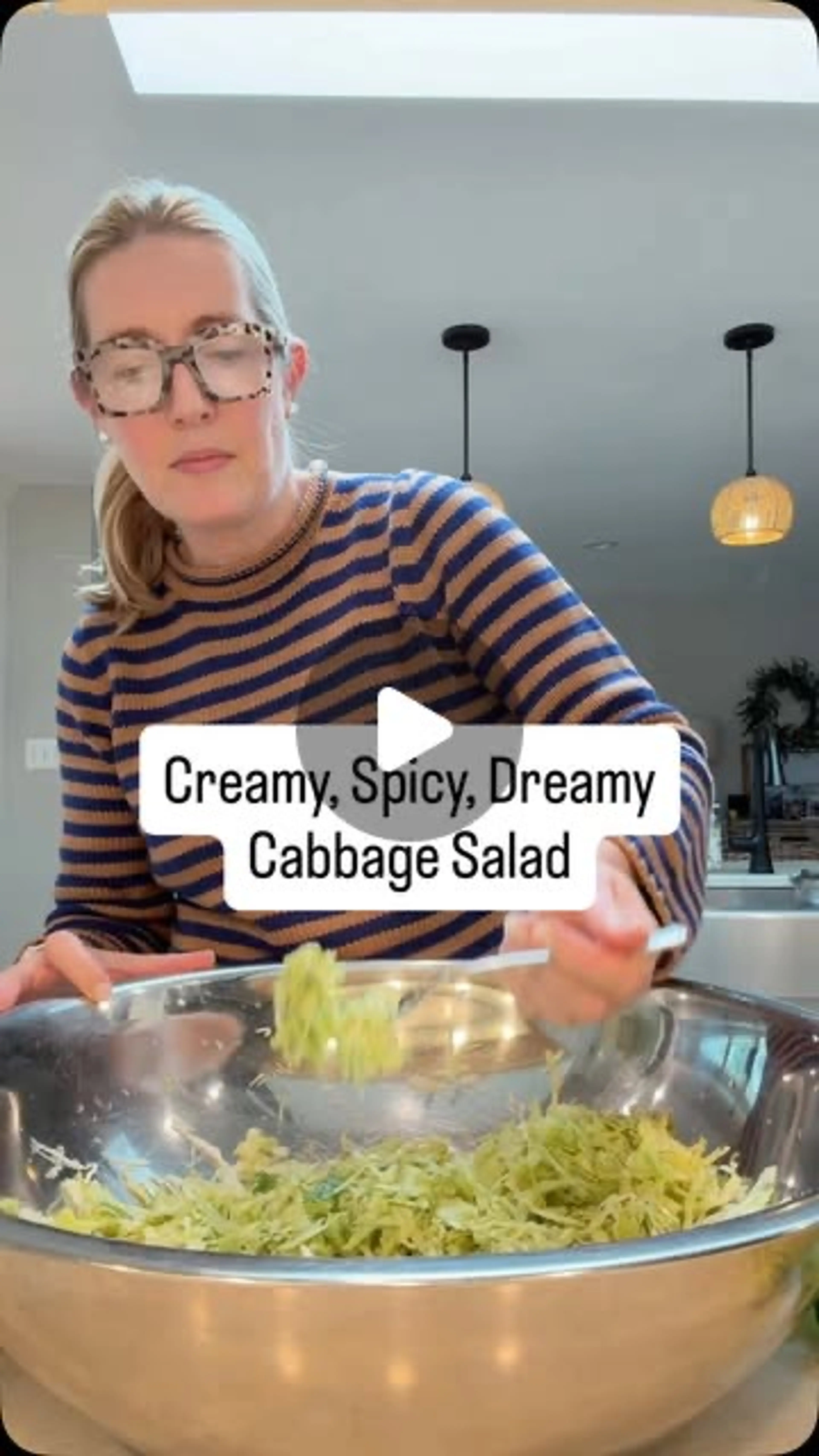 Creamy Spicy Dreamy Cabbage Salad