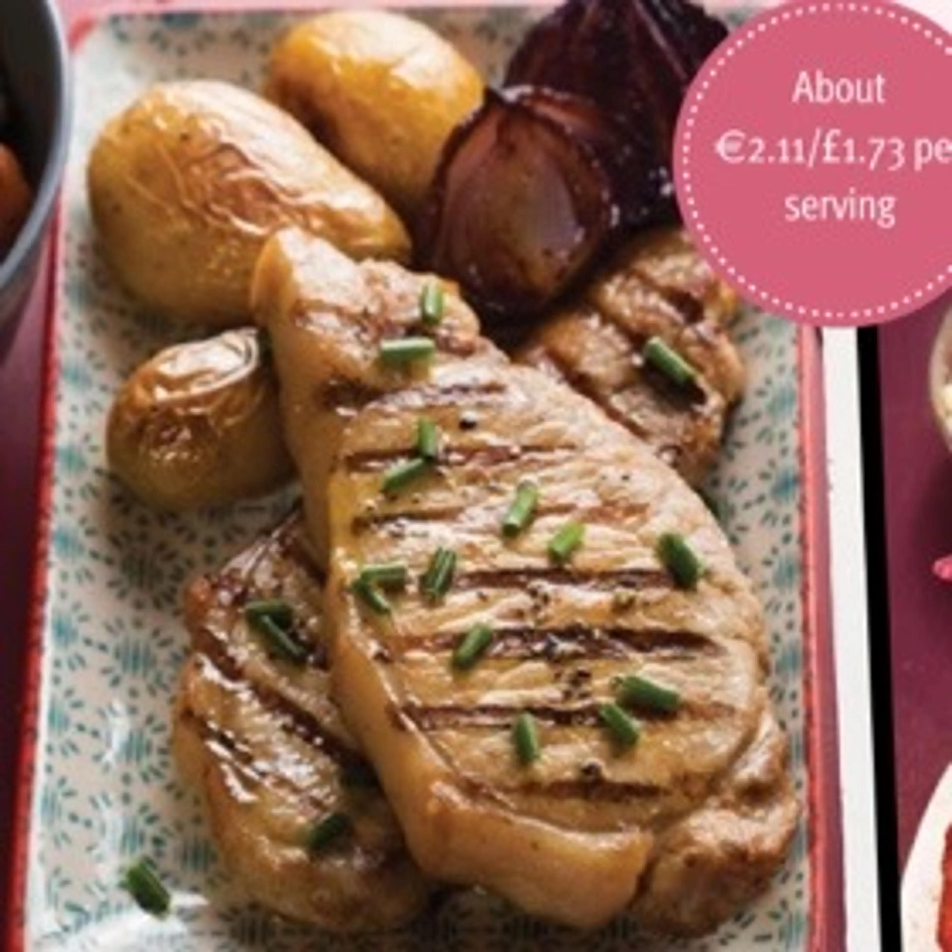 Roasted Pork Chops with Balsamic Onions