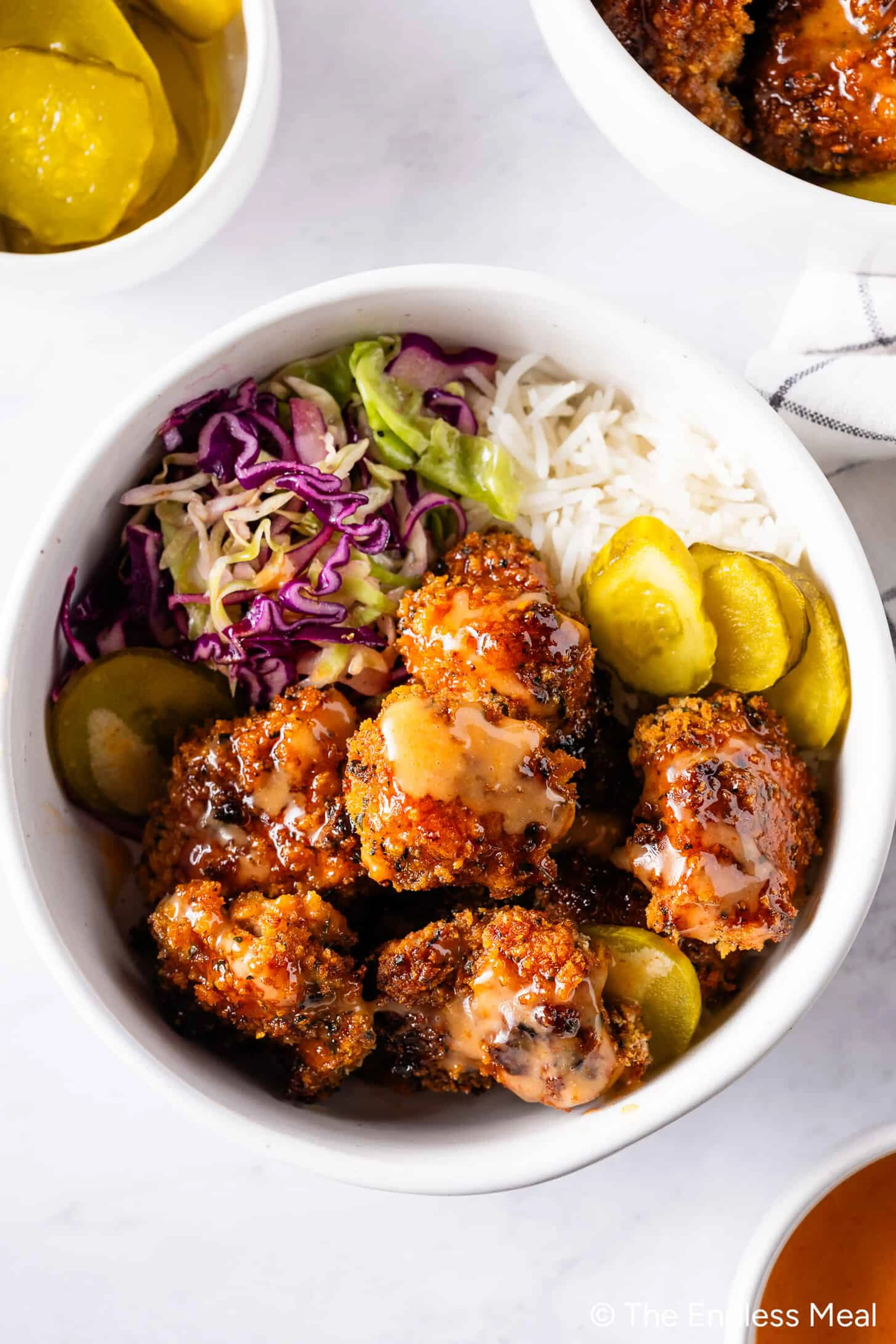 Hot Honey Chicken Bowls Recipe