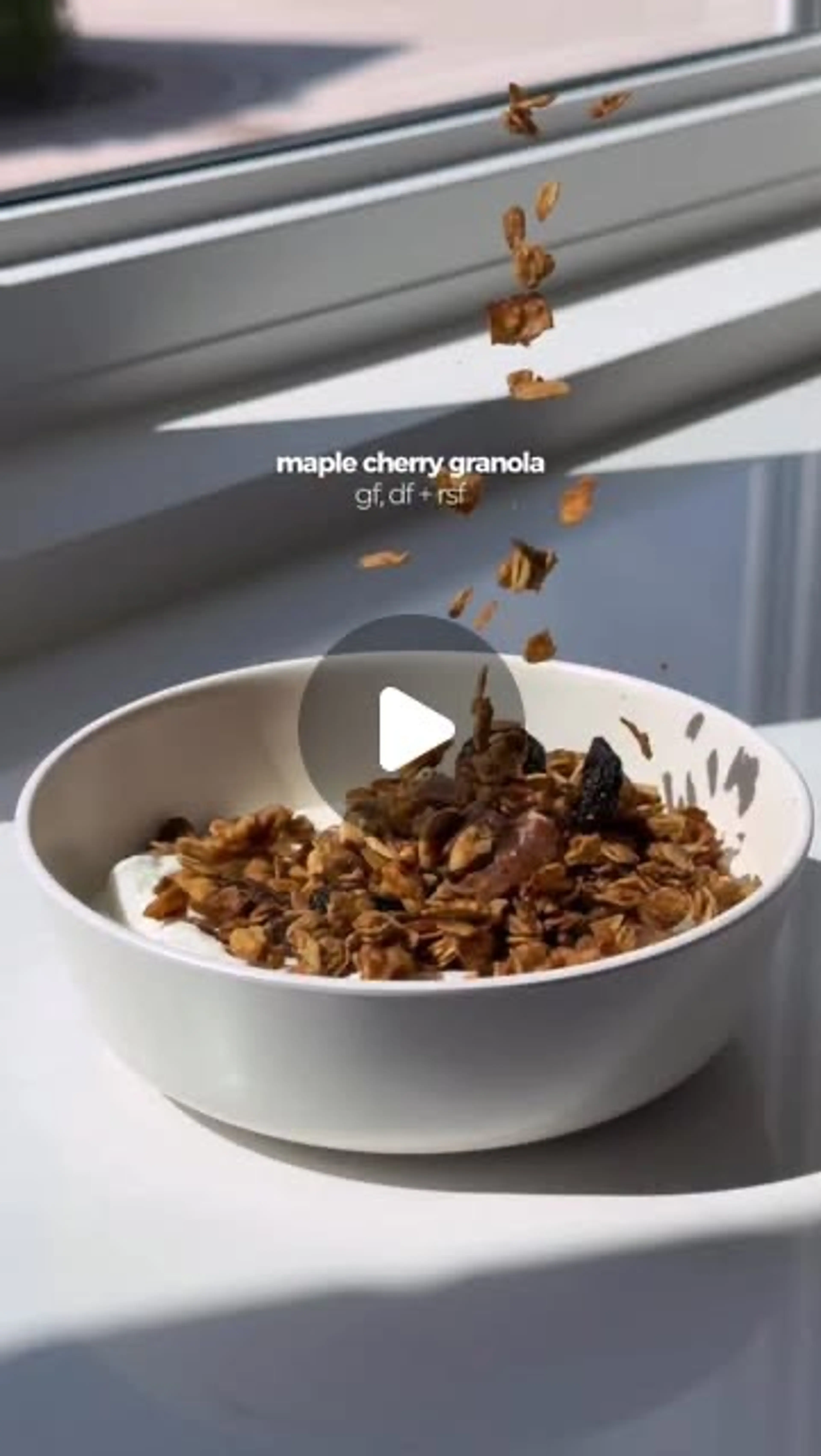 Maple Cherry Granola