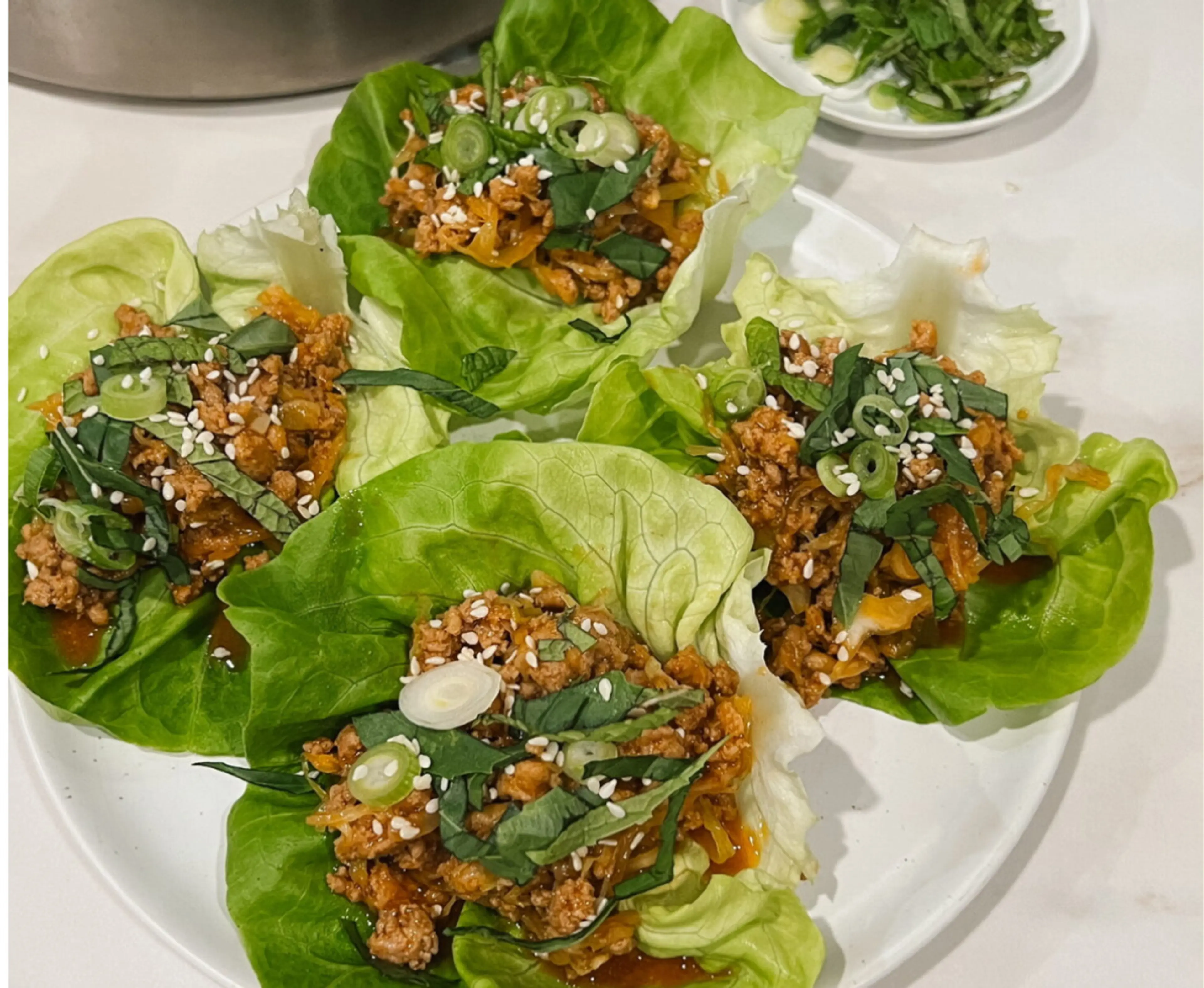 Gochujang Turkey Lettuce Cups