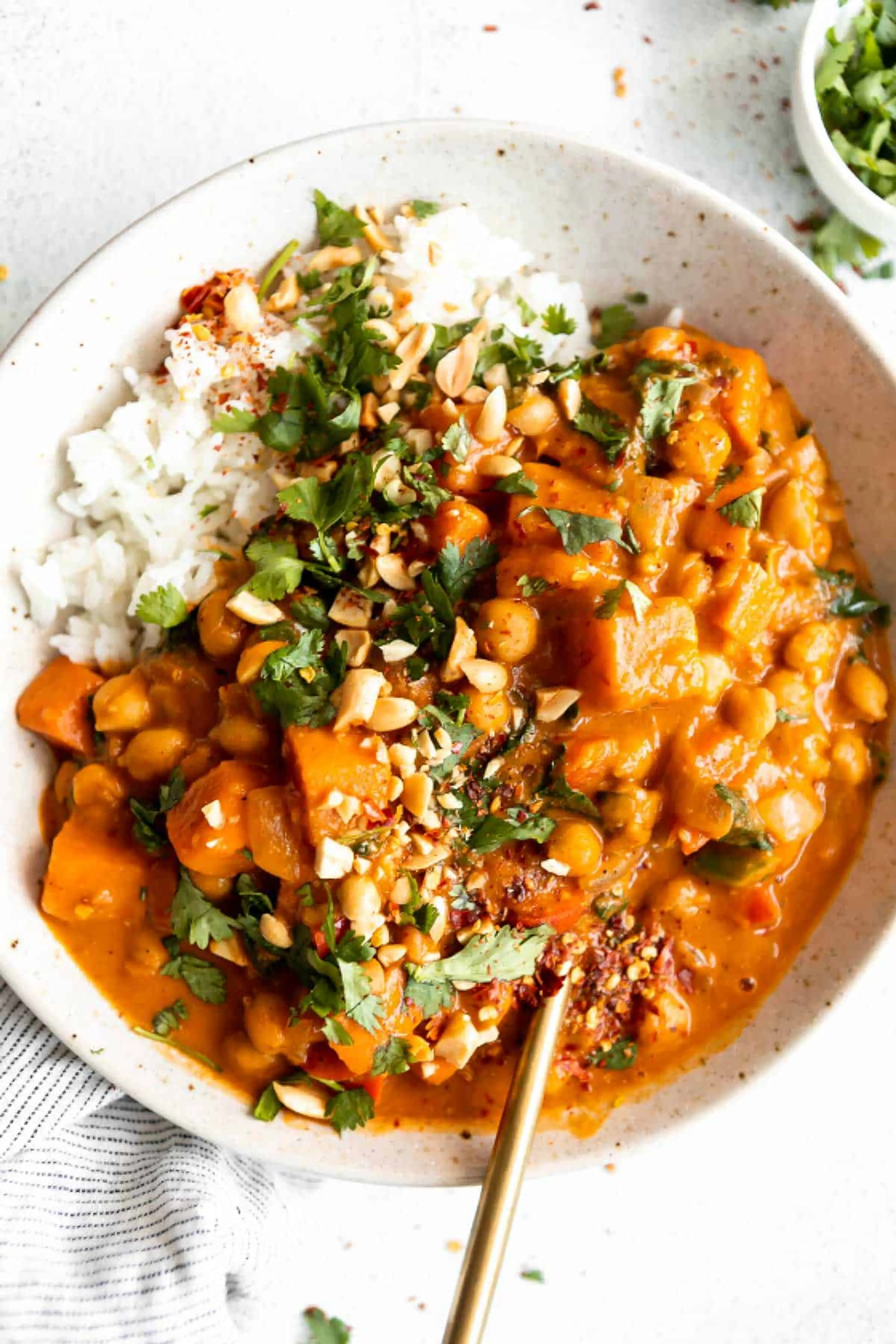 Thai Sweet Potato Peanut Butter Curry