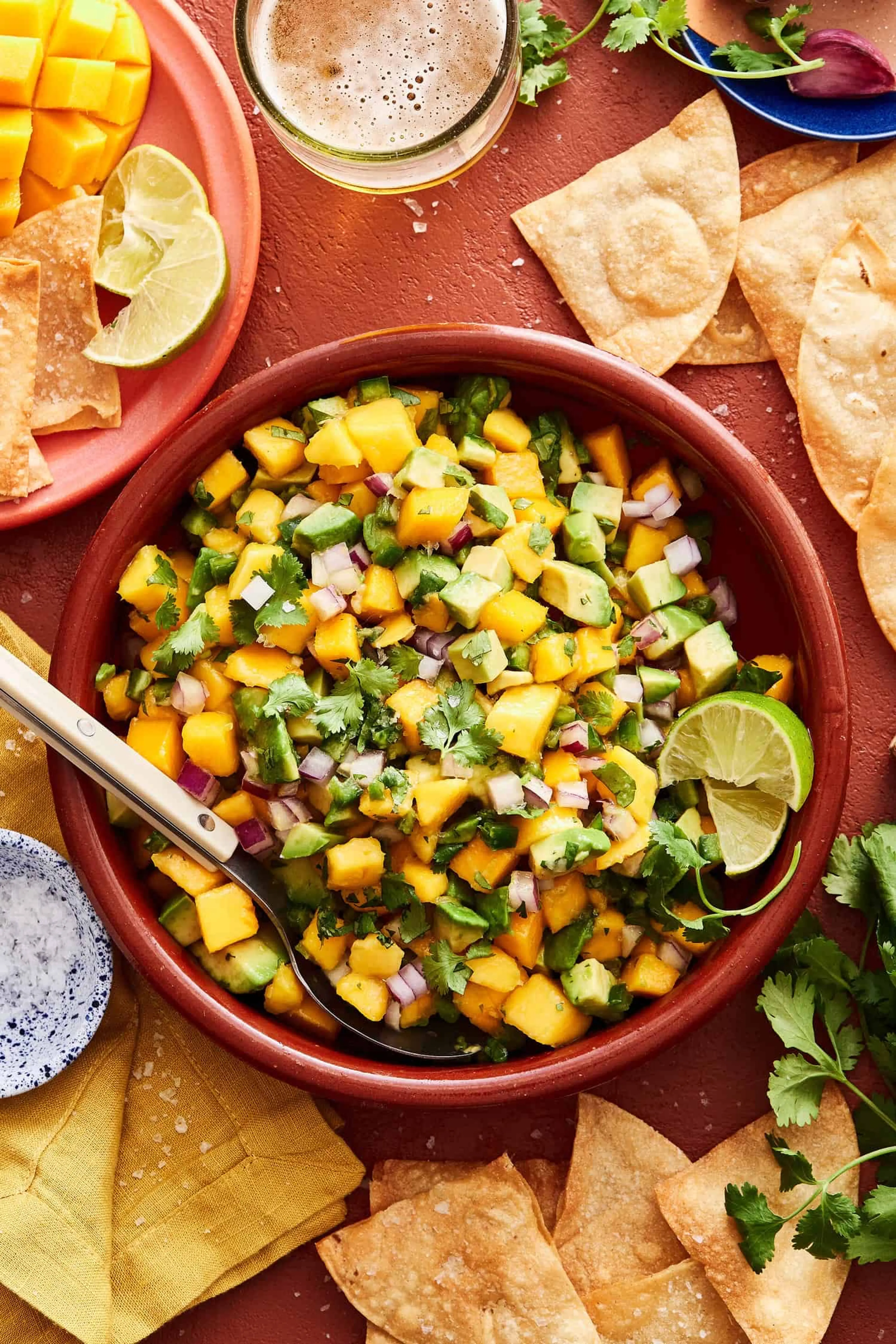 The Best Mango Avocado Salsa