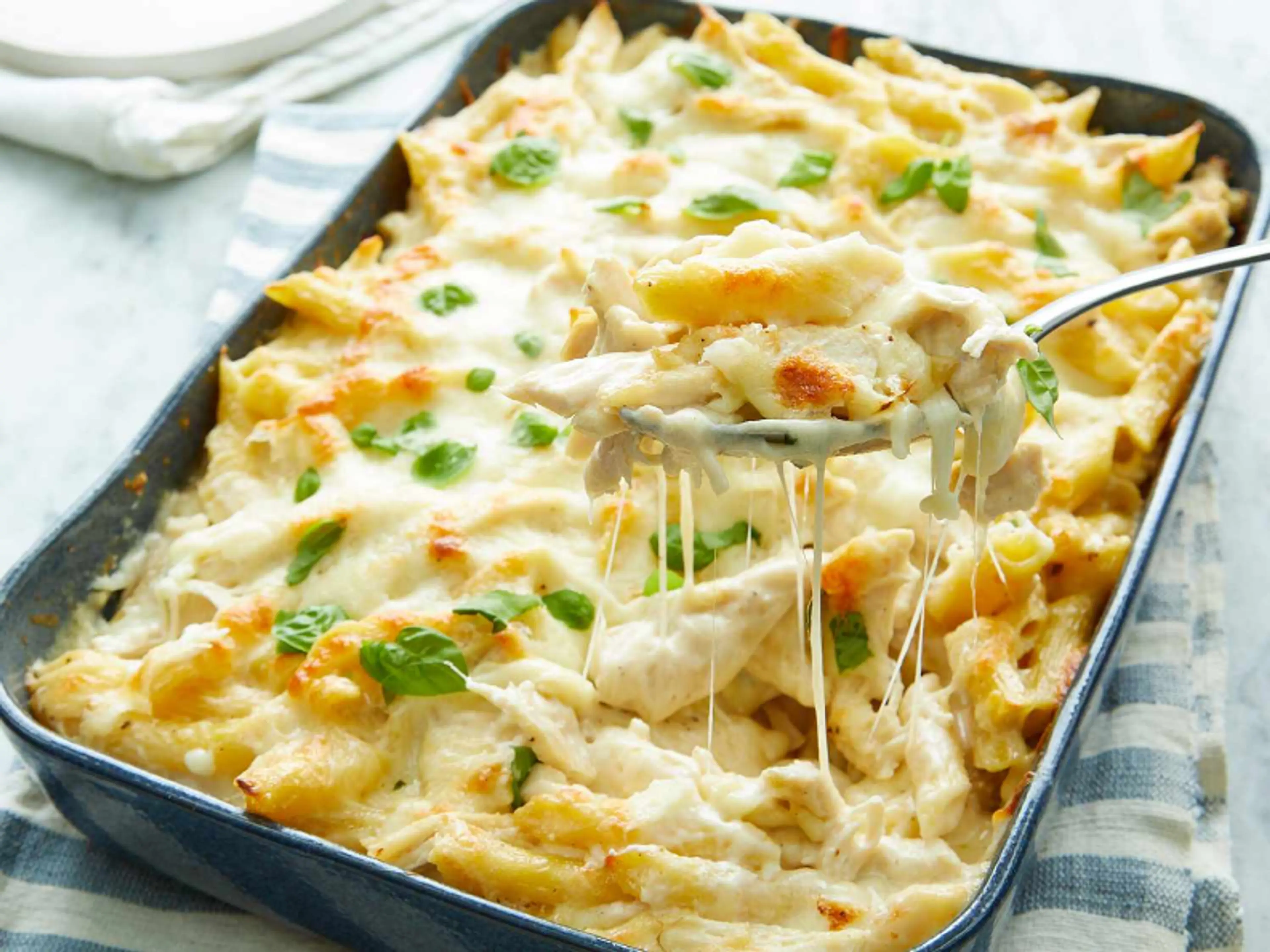 Chicken Alfredo Casserole