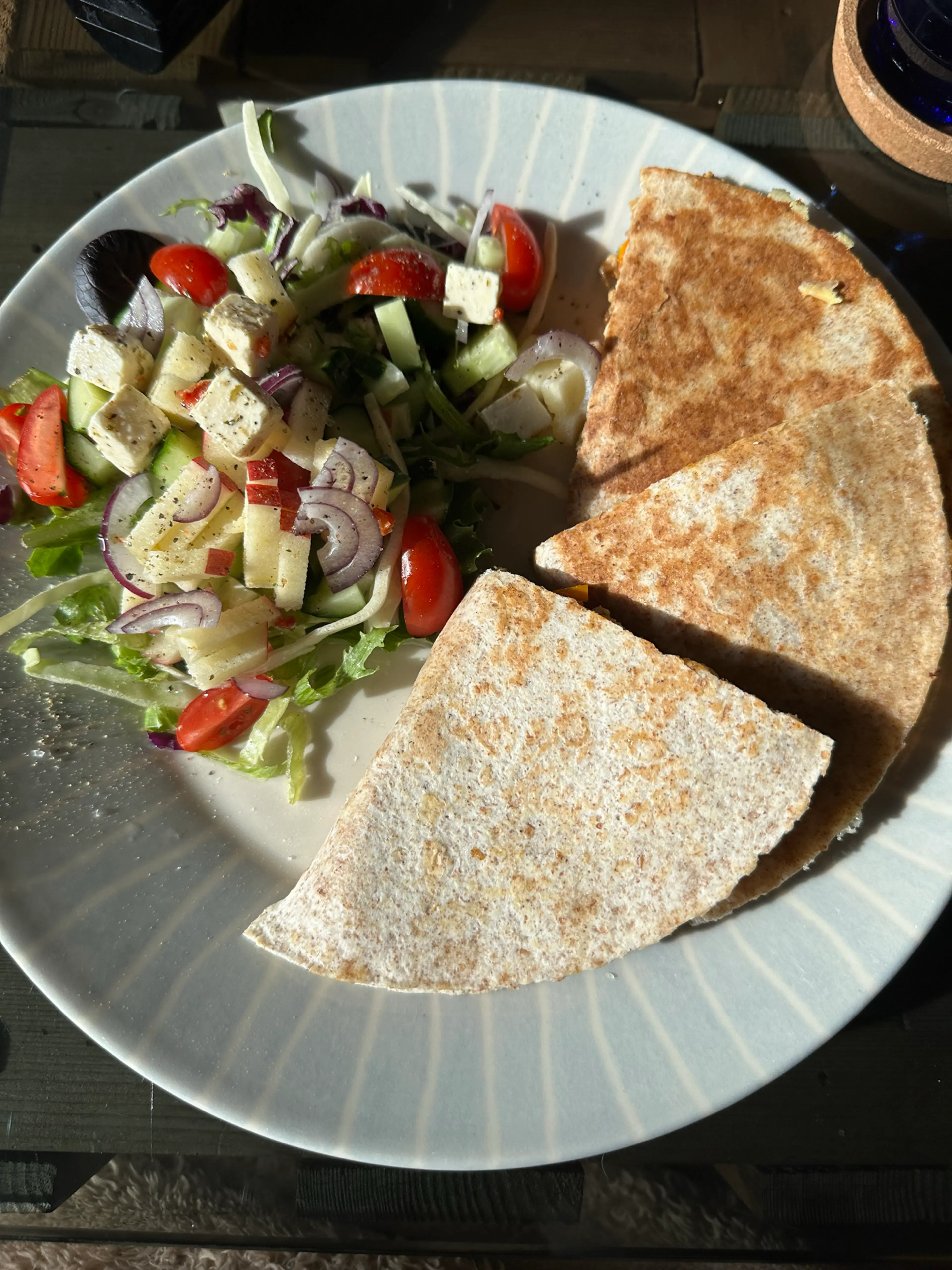 Quesadillas med kycklingfärs