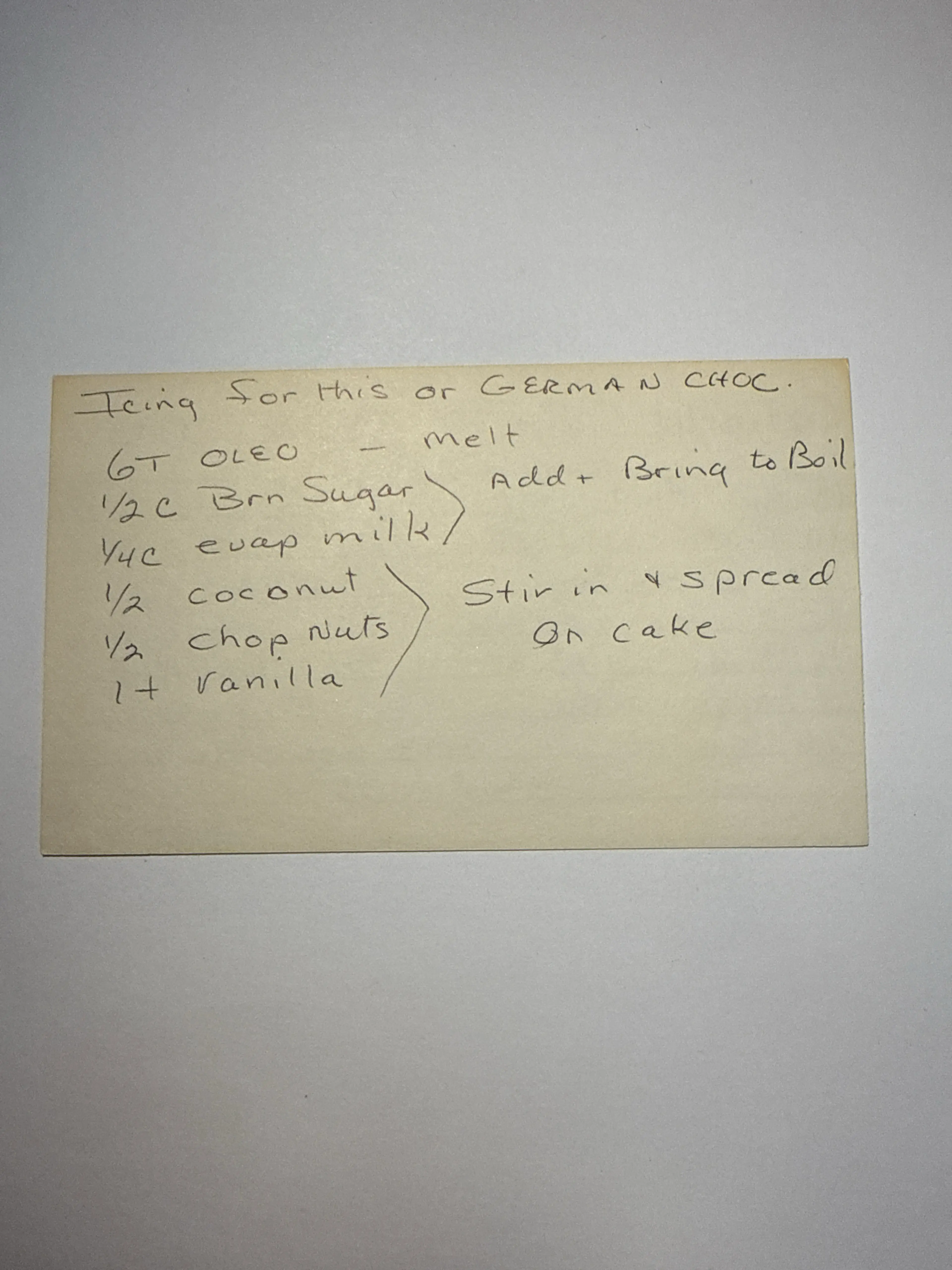 Oatmeal Cake (Janice Toth)