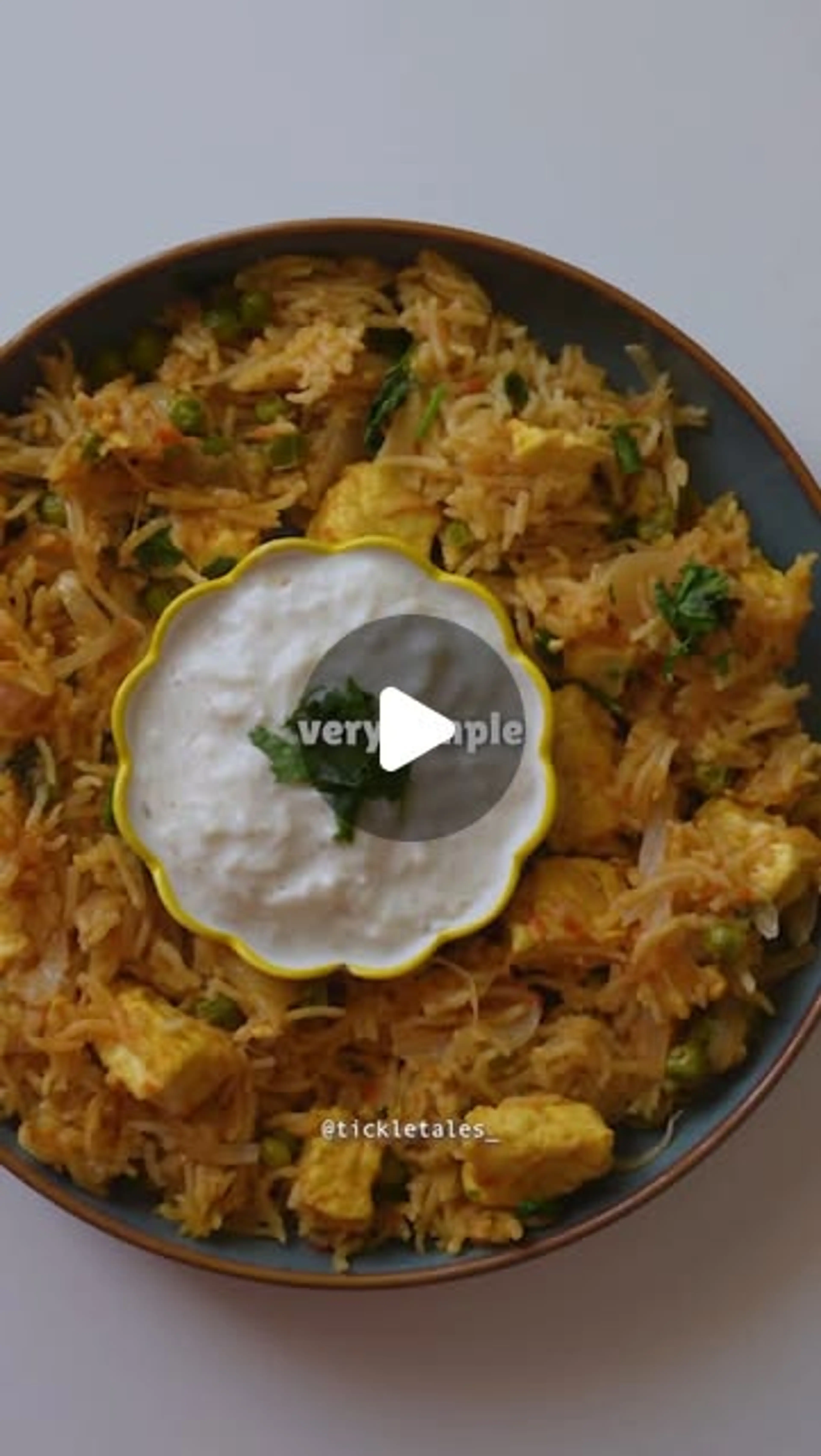 Matar Paneer Biryani