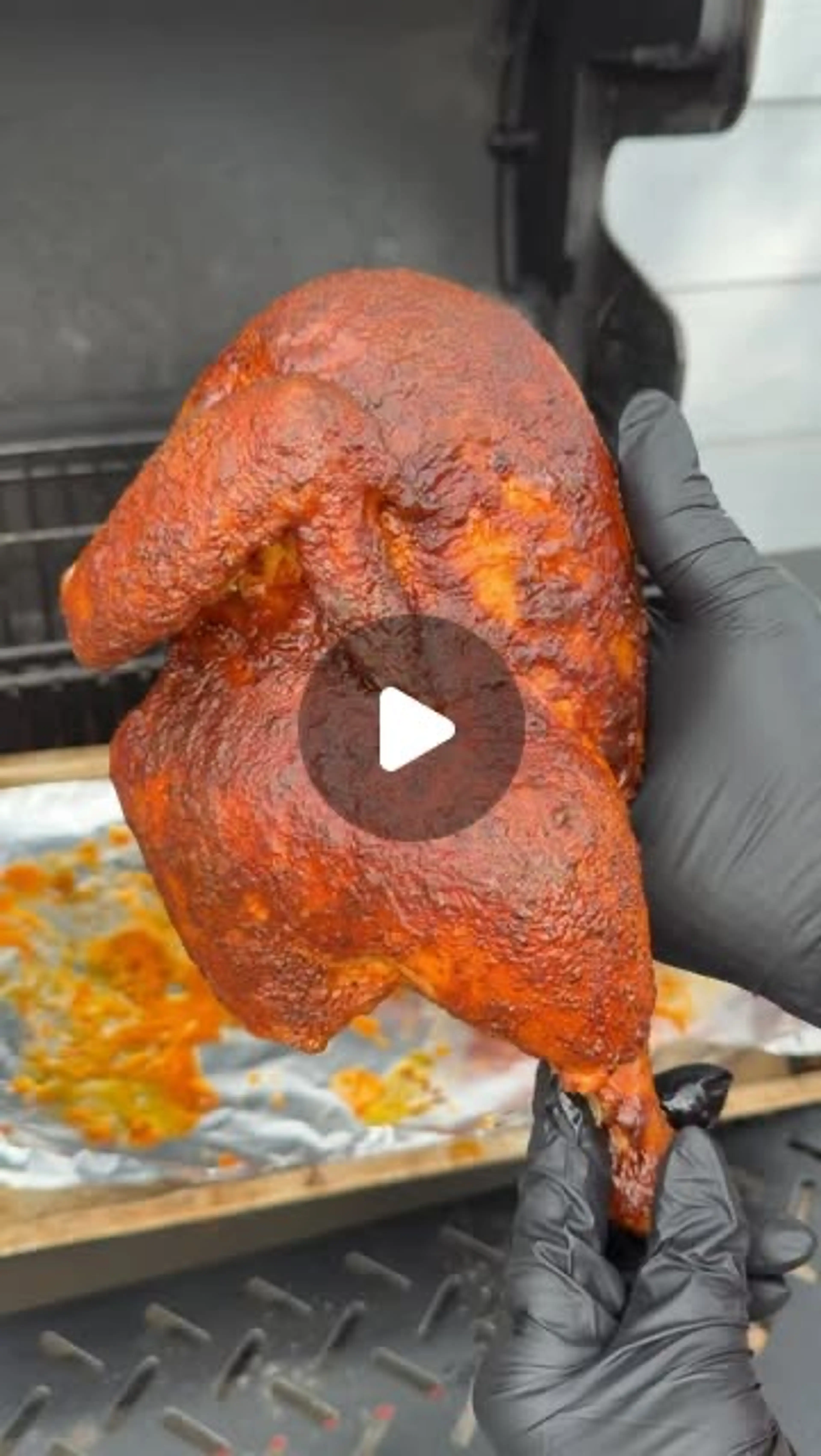 Honey Buffalo Smoked Chicken