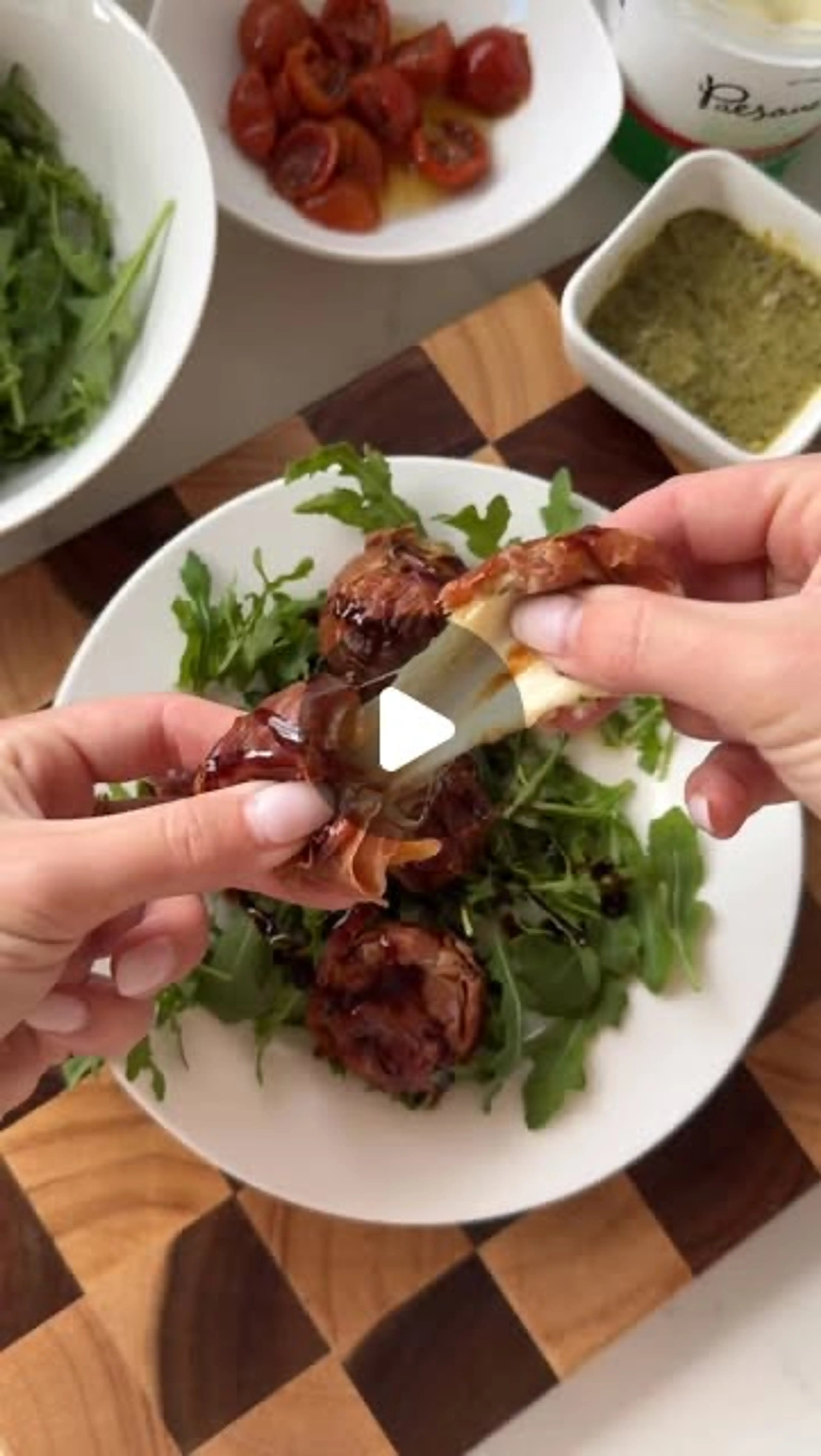 Pesto Prosciutto Bombs